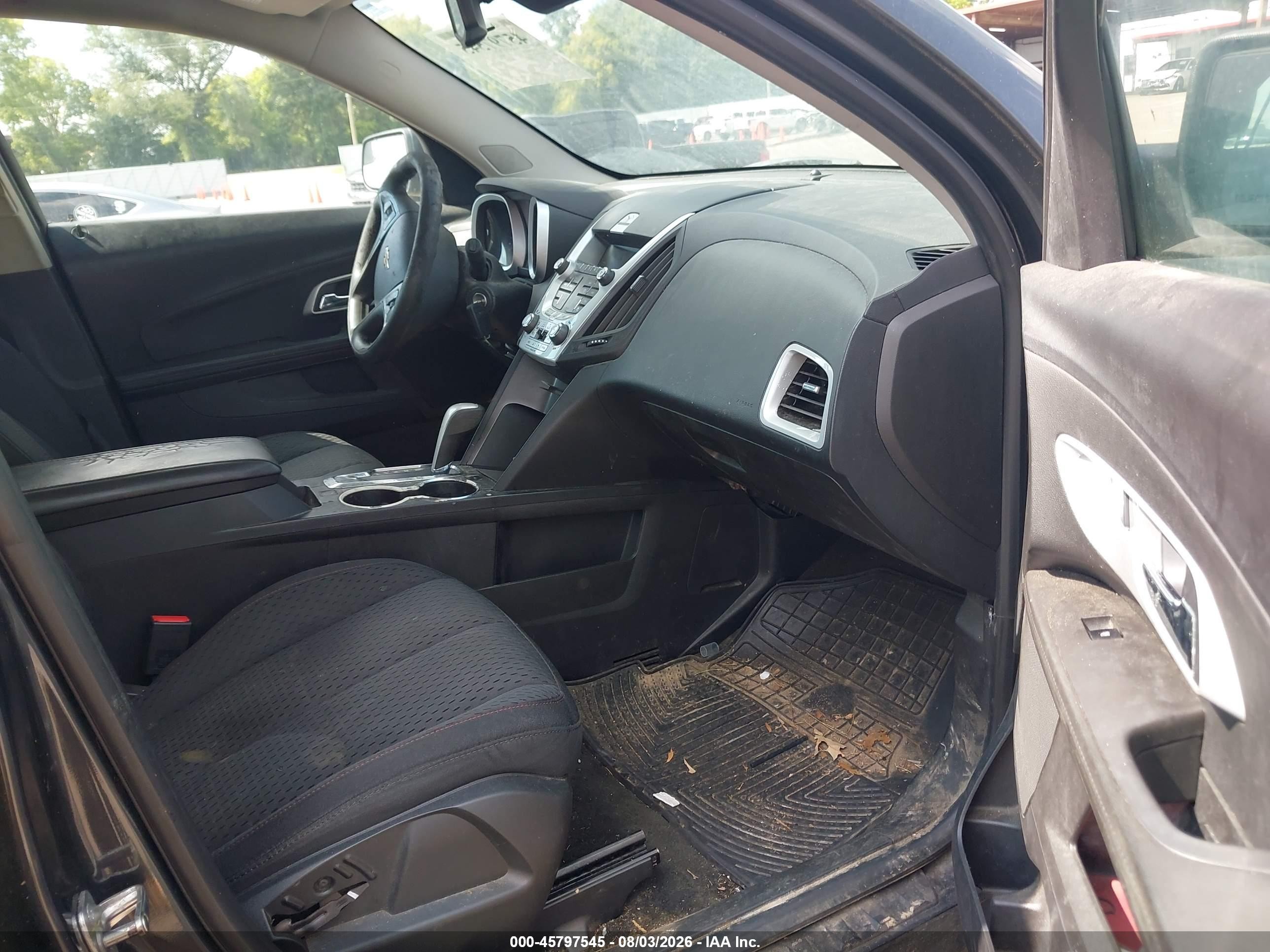 2012 Chevrolet Equinox Ls Gray vin: 2GNALBEK1C1214822