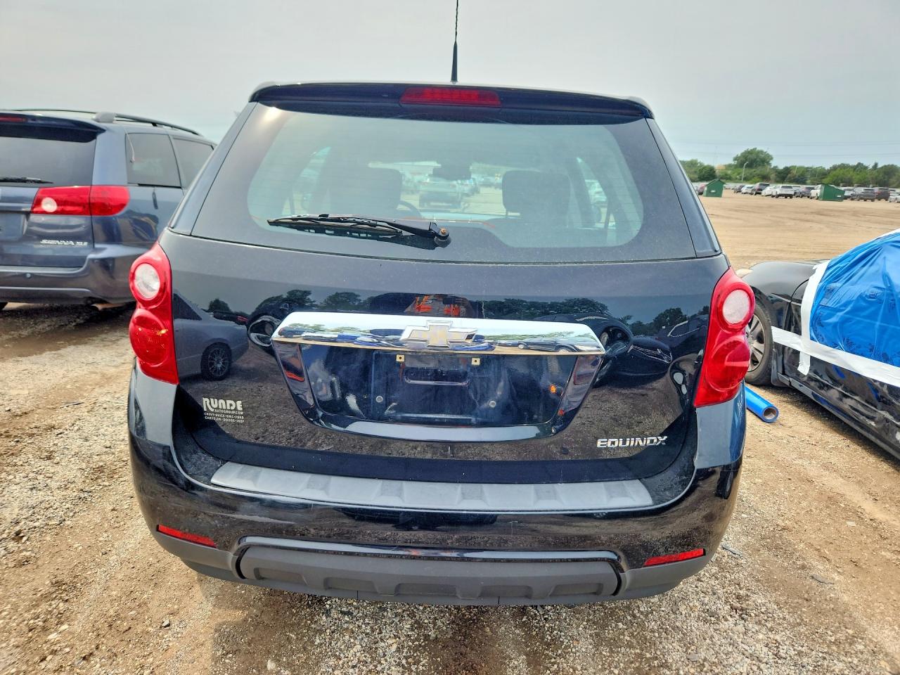 2012 Chevrolet Equinox Ls Black vin: 2GNALBEK1C1287673