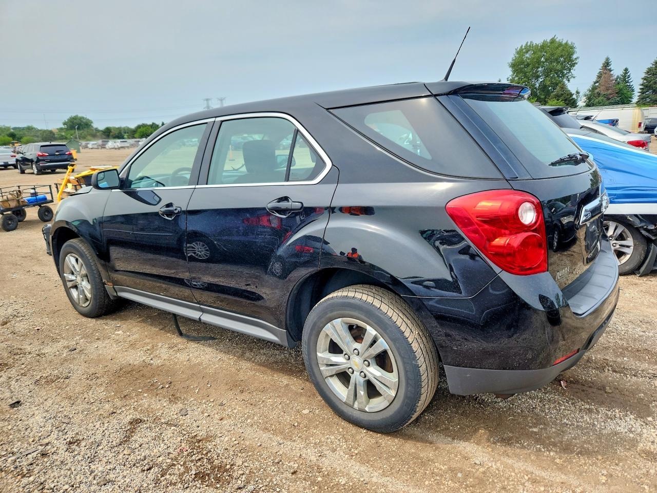 2012 Chevrolet Equinox Ls Black vin: 2GNALBEK1C1287673