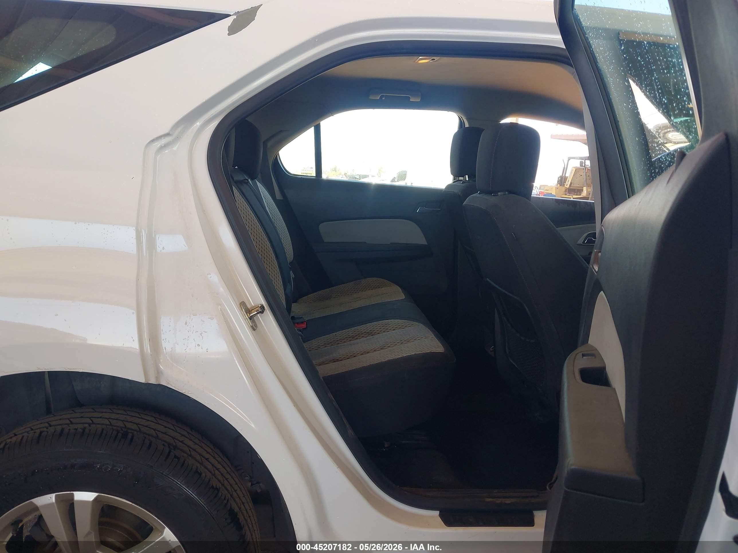 2012 Chevrolet Equinox Ls White vin: 2GNALBEK1C6130177
