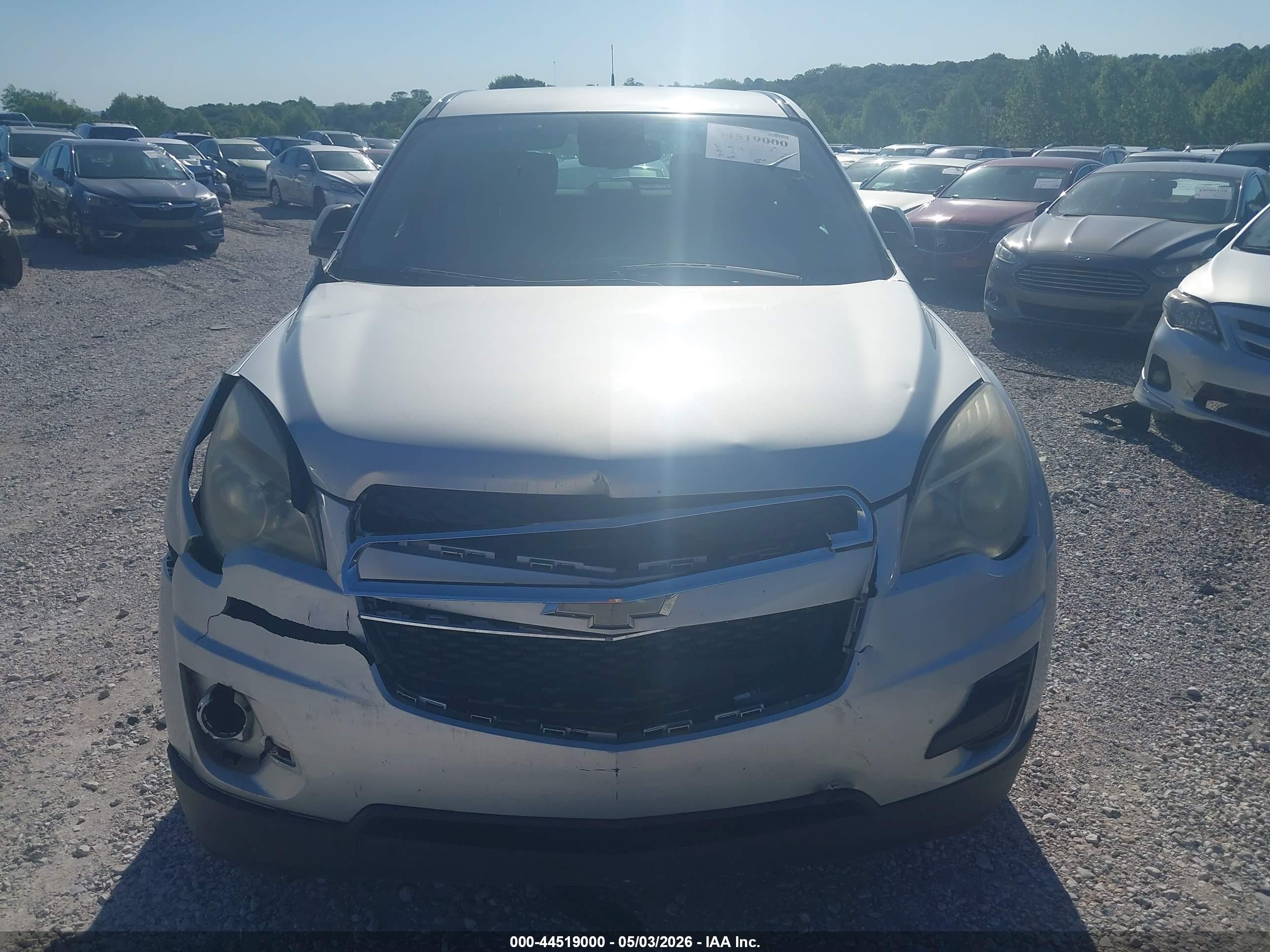 2012 Chevrolet Equinox Ls Серебряный vin: 2GNALBEK1C6308475