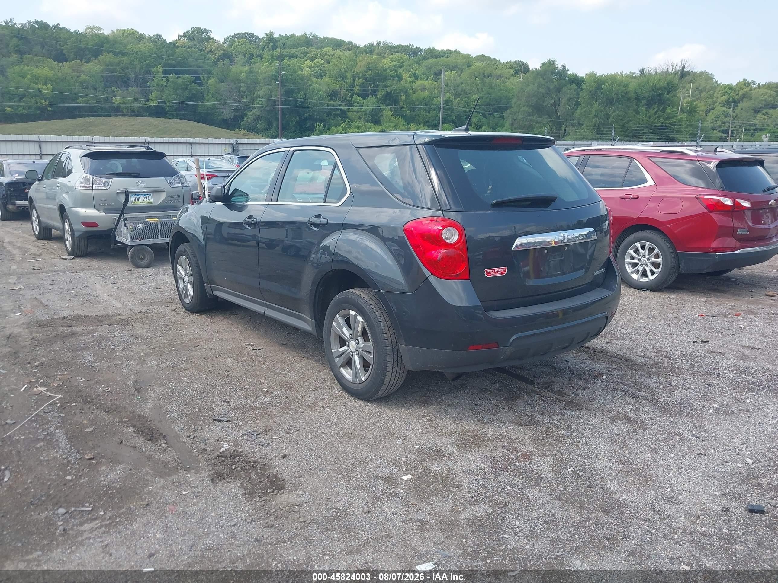 2013 Chevrolet Equinox Ls Dark Blue vin: 2GNALBEK1D1128623