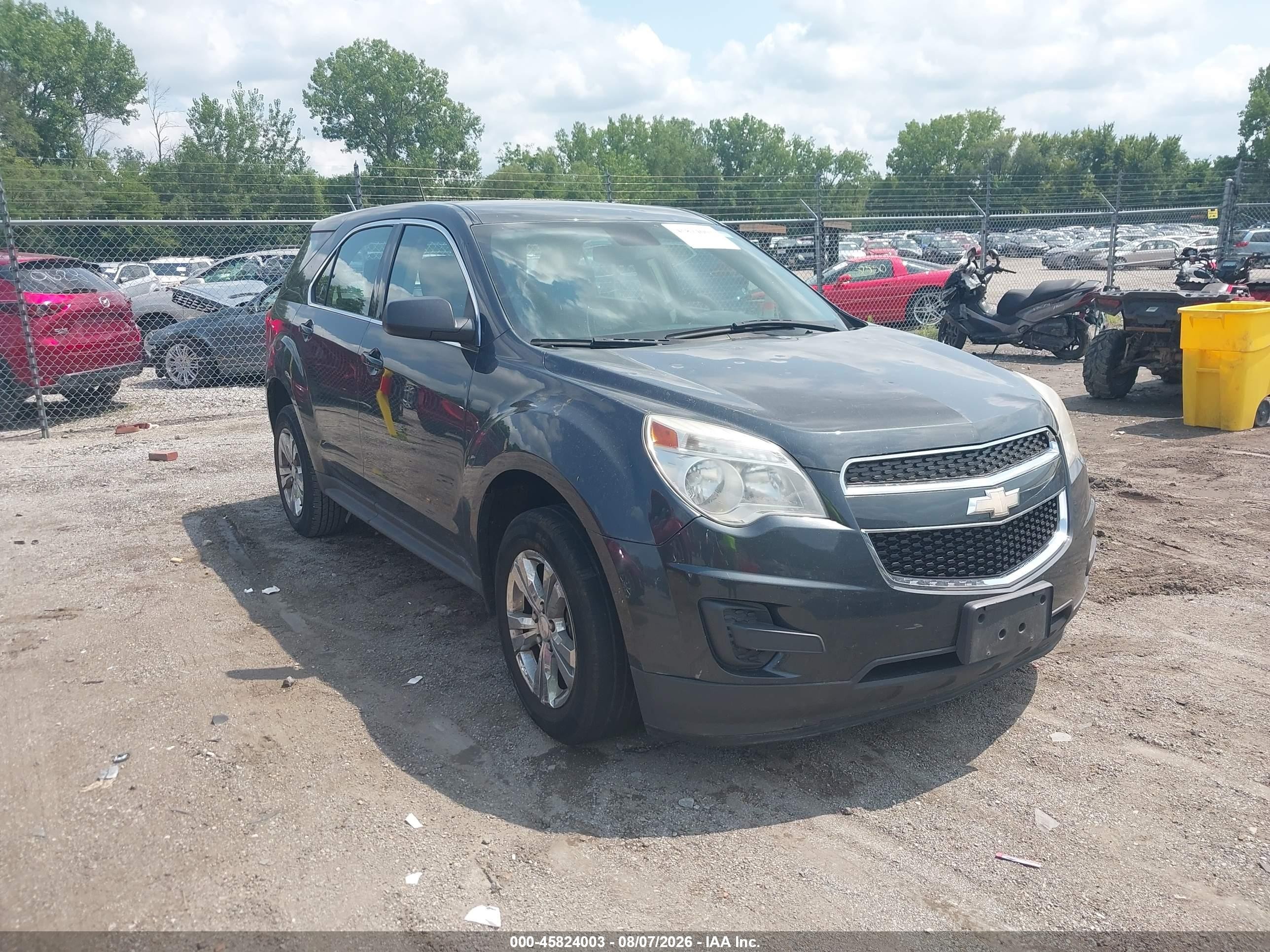 2013 Chevrolet Equinox Ls Dark Blue vin: 2GNALBEK1D1128623