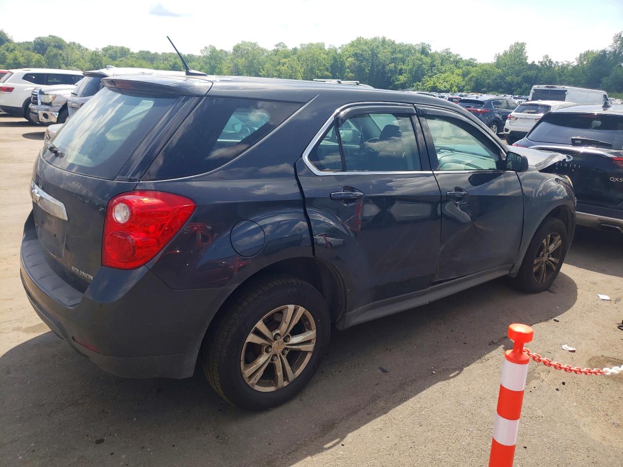 2013 Chevrolet Equinox Ls Gray vin: 2GNALBEK1D1152226