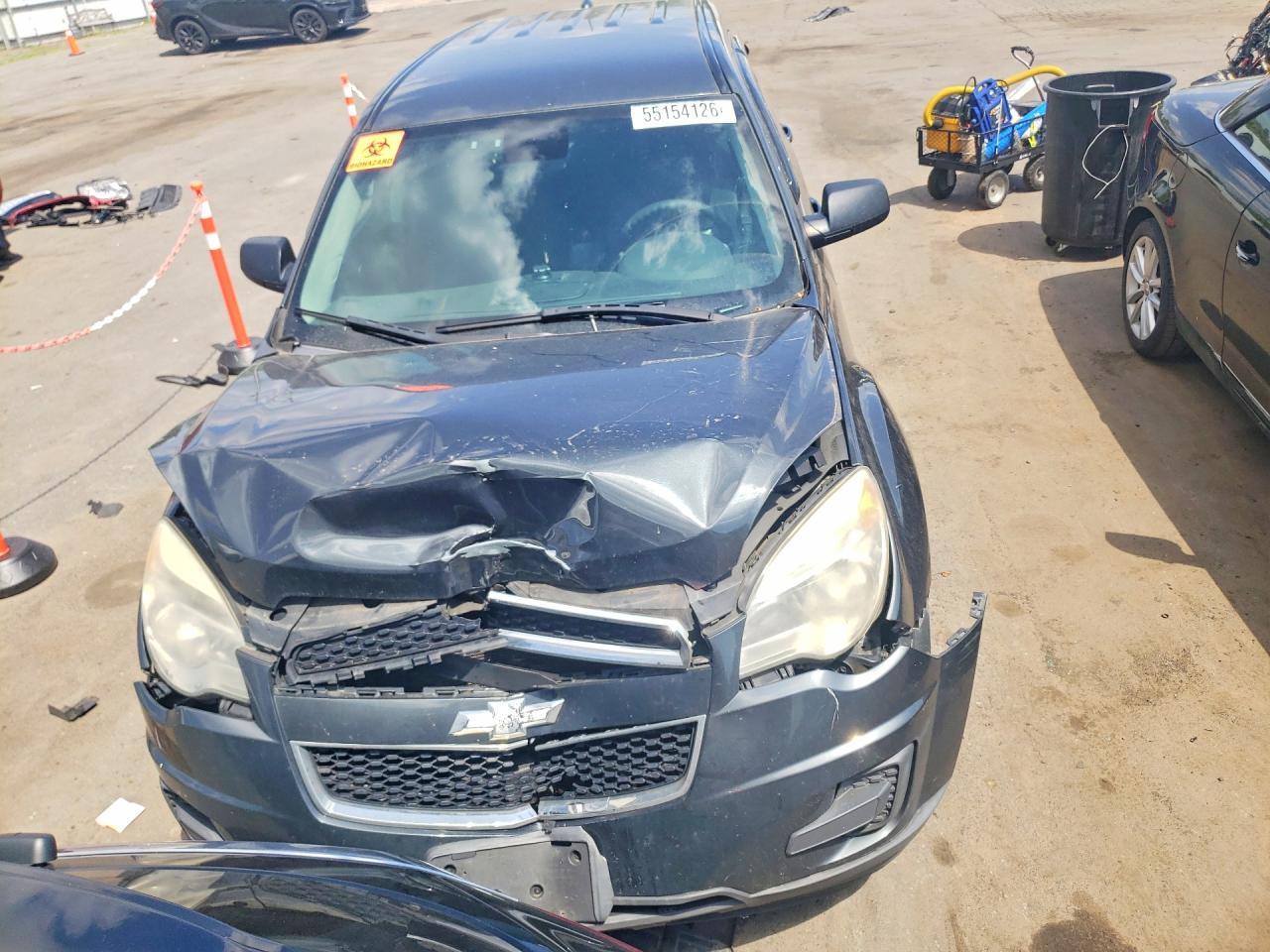2013 Chevrolet Equinox Ls Gray vin: 2GNALBEK1D1152226