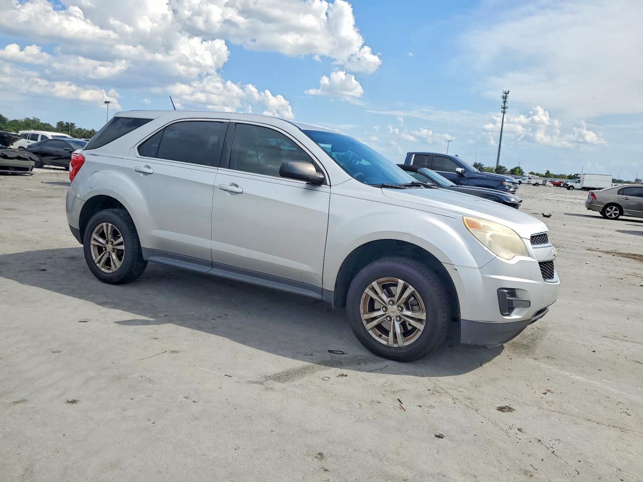 2013 Chevrolet Equinox Ls Silver vin: 2GNALBEK1D1236983