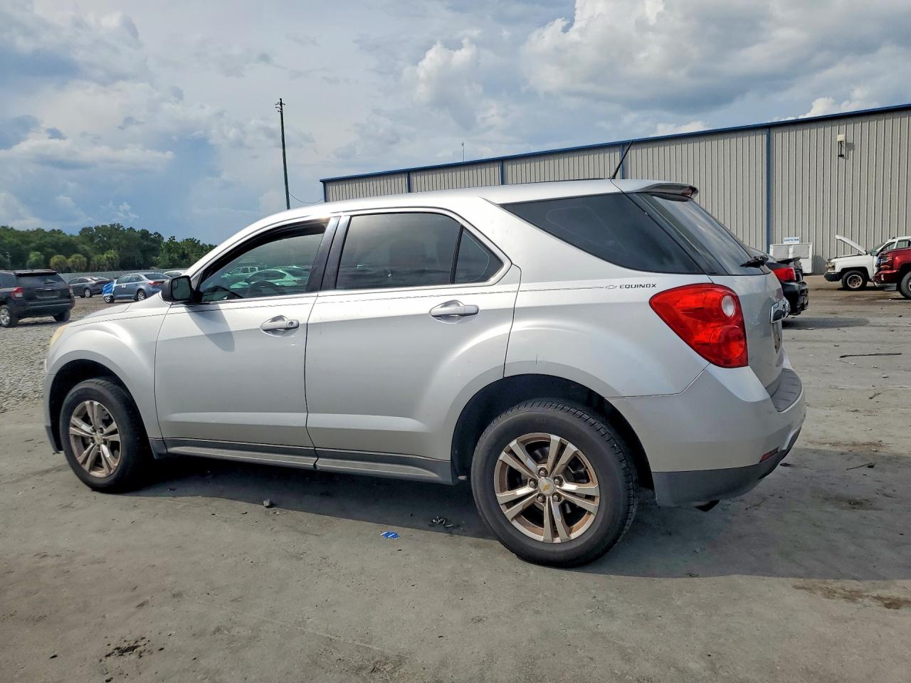 2013 Chevrolet Equinox Ls Silver vin: 2GNALBEK1D1236983