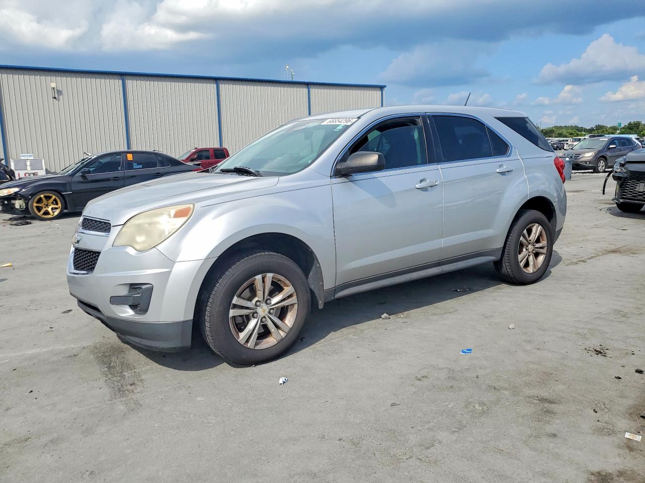 2013 Chevrolet Equinox Ls Silver vin: 2GNALBEK1D1236983