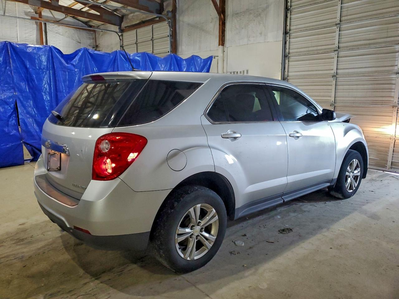 2013 Chevrolet Equinox Ls Silver vin: 2GNALBEK1D1260653