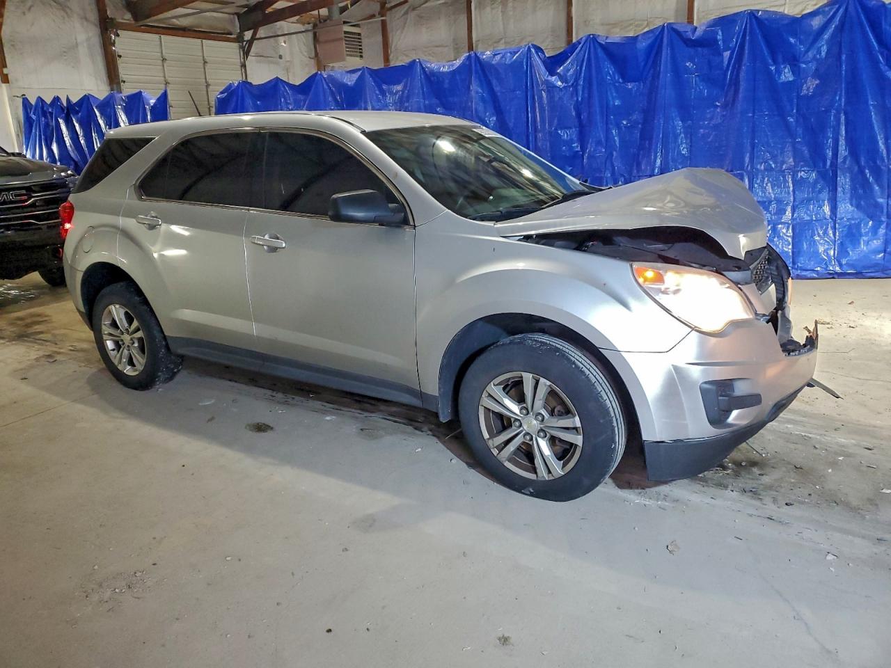 2013 Chevrolet Equinox Ls Silver vin: 2GNALBEK1D1260653