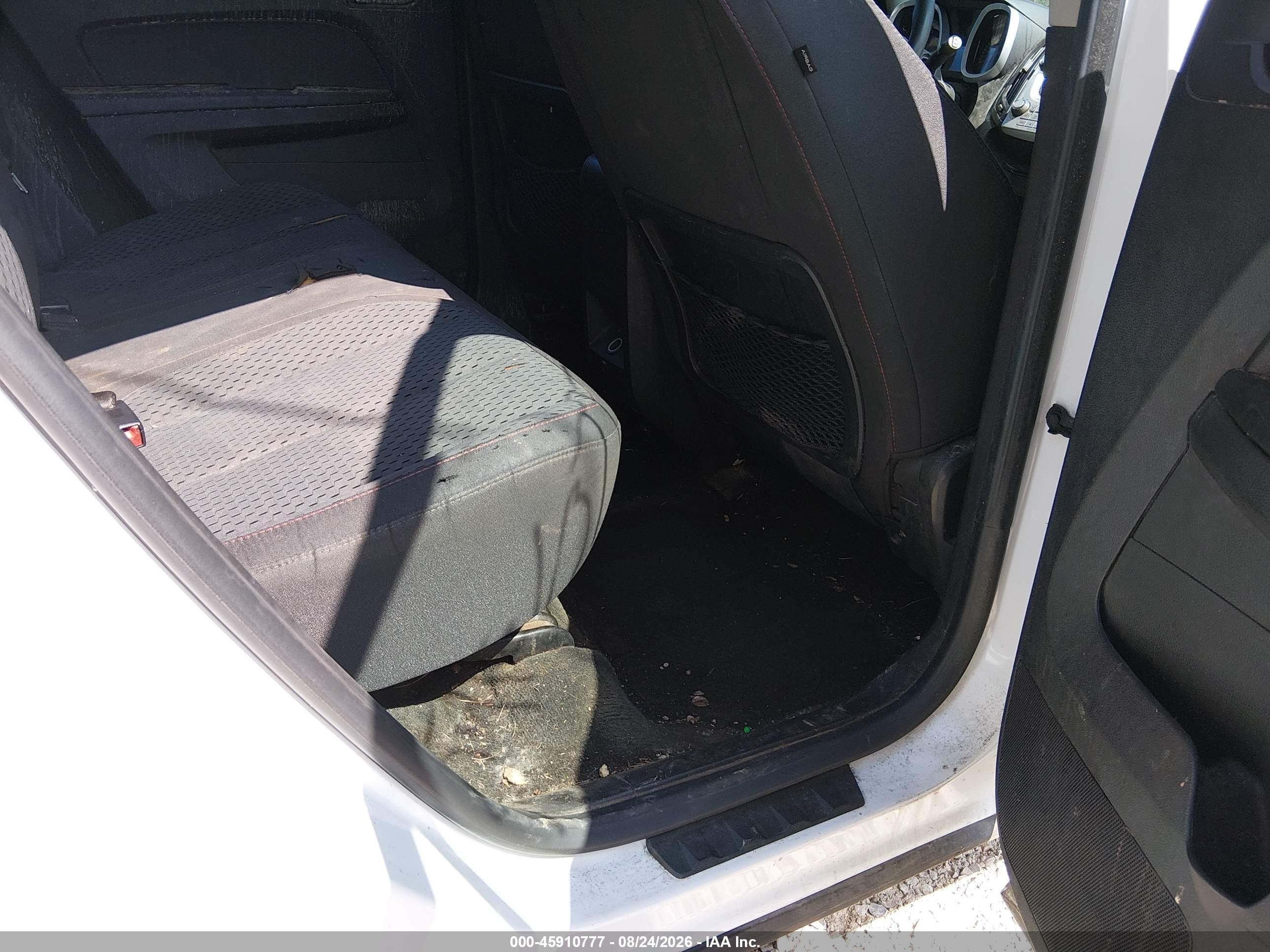 2013 Chevrolet Equinox Ls White vin: 2GNALBEK1D6208751