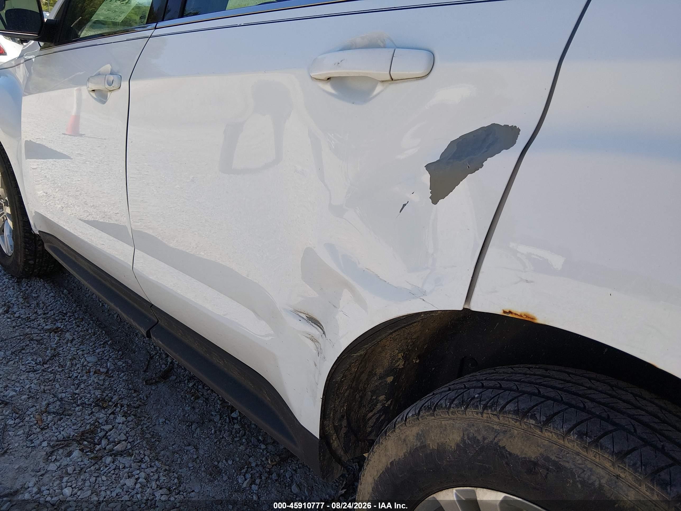 2013 Chevrolet Equinox Ls White vin: 2GNALBEK1D6208751