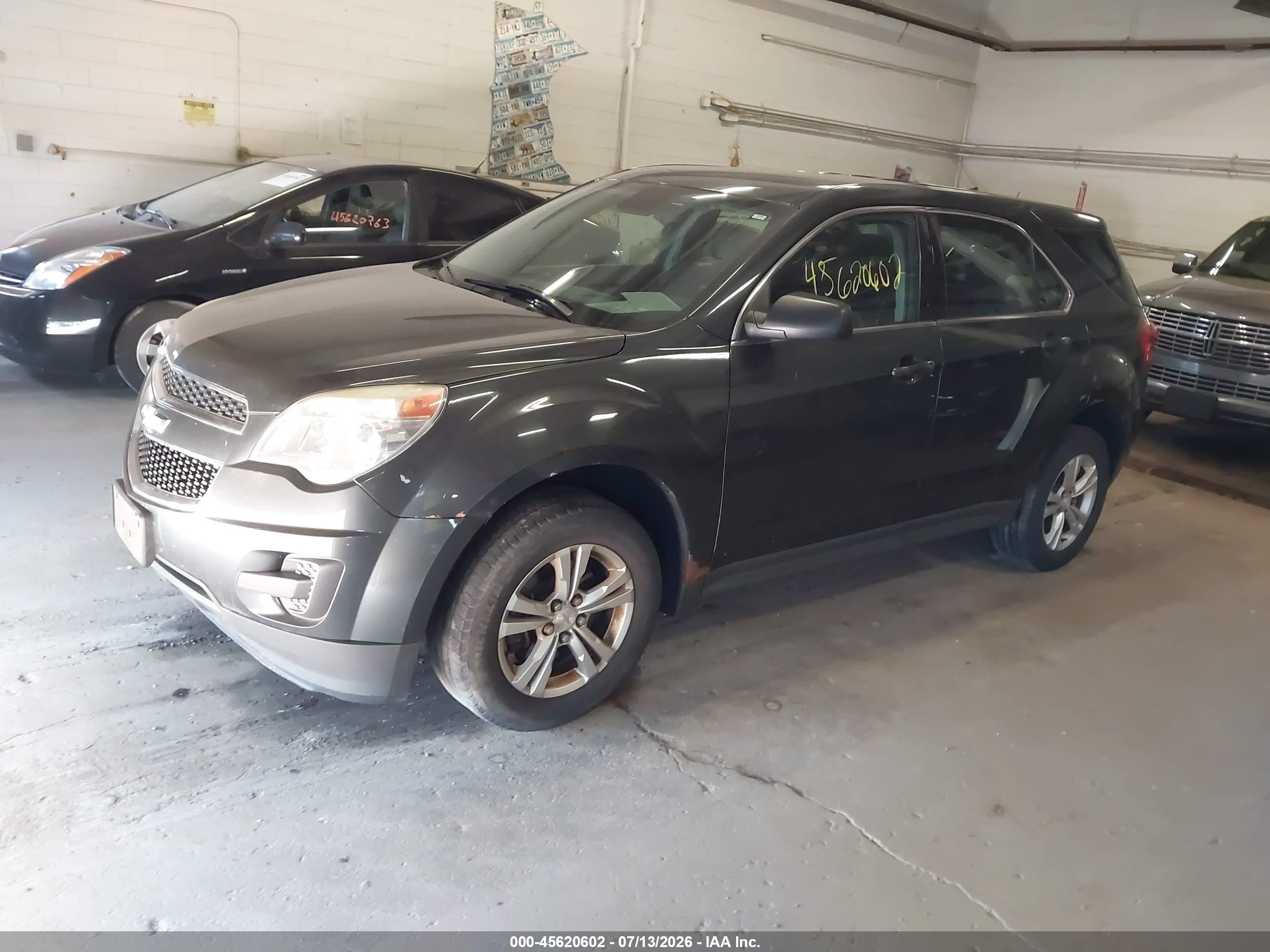 2013 Chevrolet Equinox Ls Gray vin: 2GNALBEK1D6216302