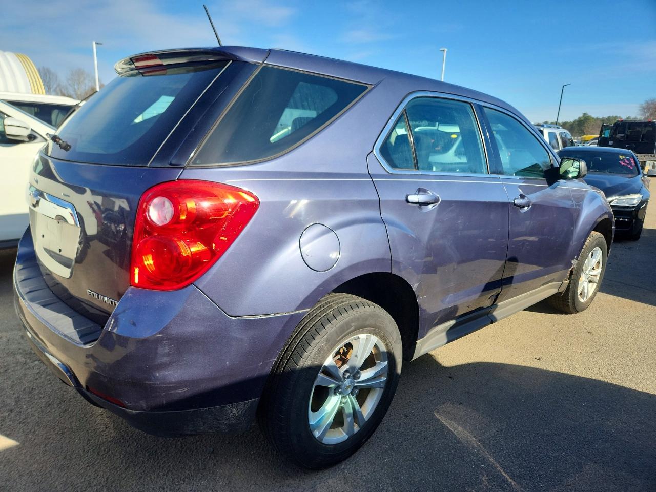 2013 Chevrolet Equinox Ls Gray vin: 2GNALBEK1D6259652