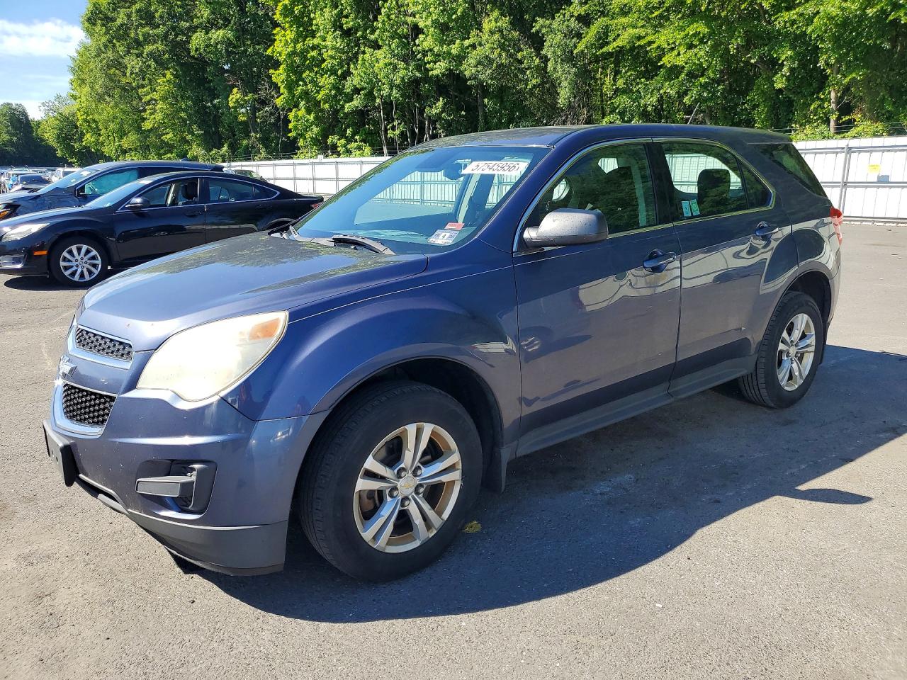 2013 Chevrolet Equinox Ls Blue vin: 2GNALBEK1D6259828