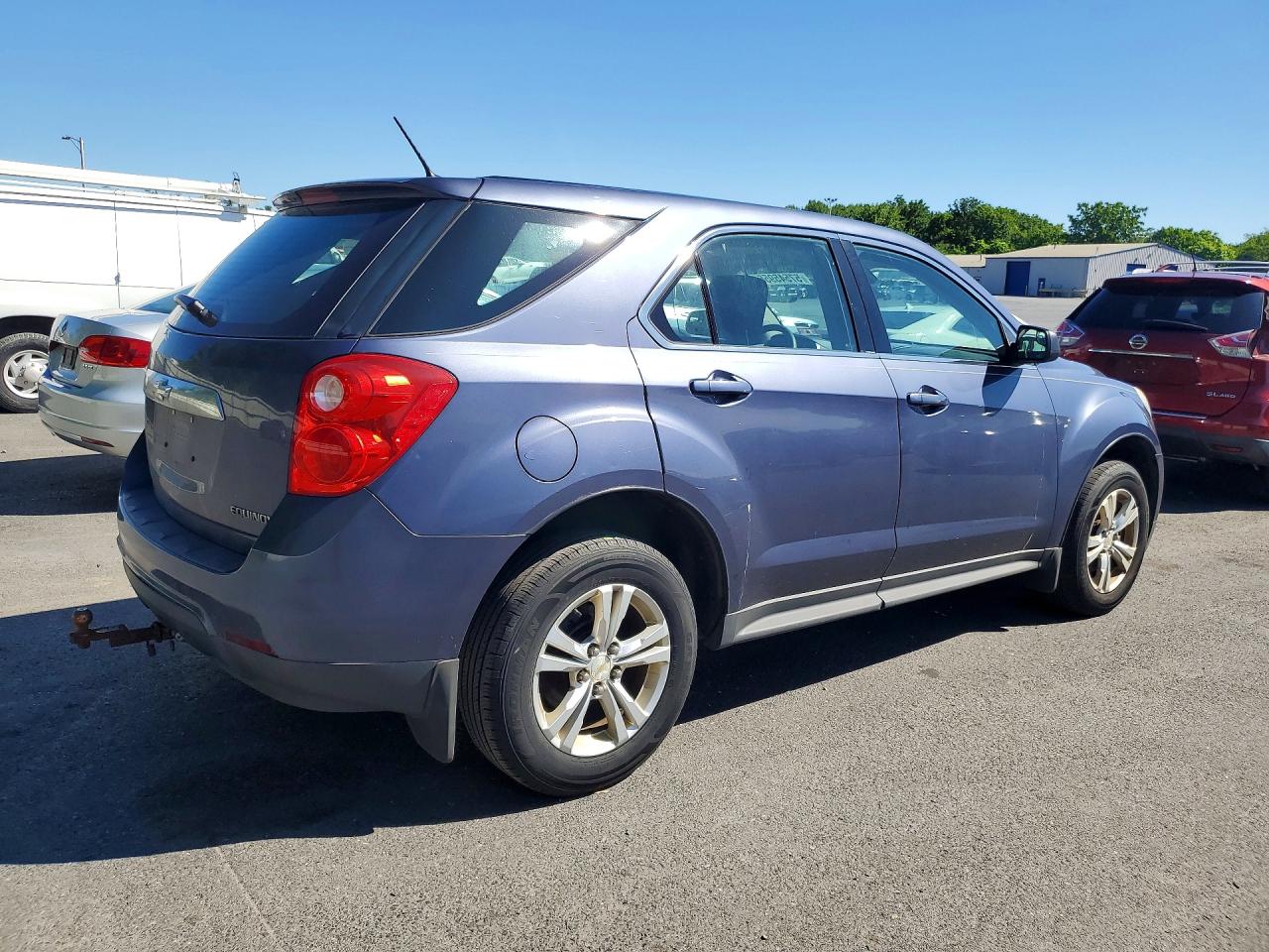 2013 Chevrolet Equinox Ls Blue vin: 2GNALBEK1D6259828