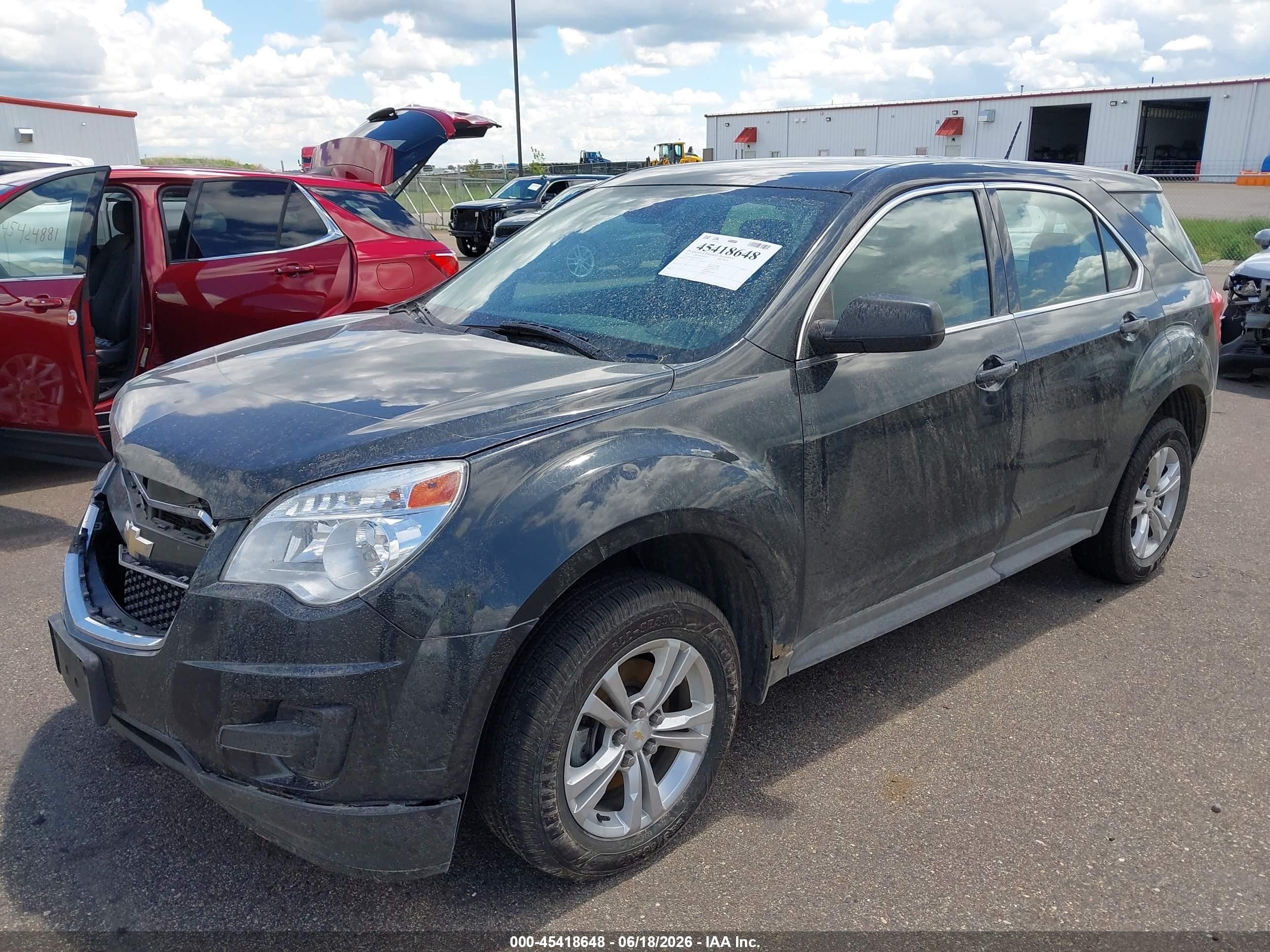 2013 Chevrolet Equinox Ls Gray vin: 2GNALBEK1D6312012