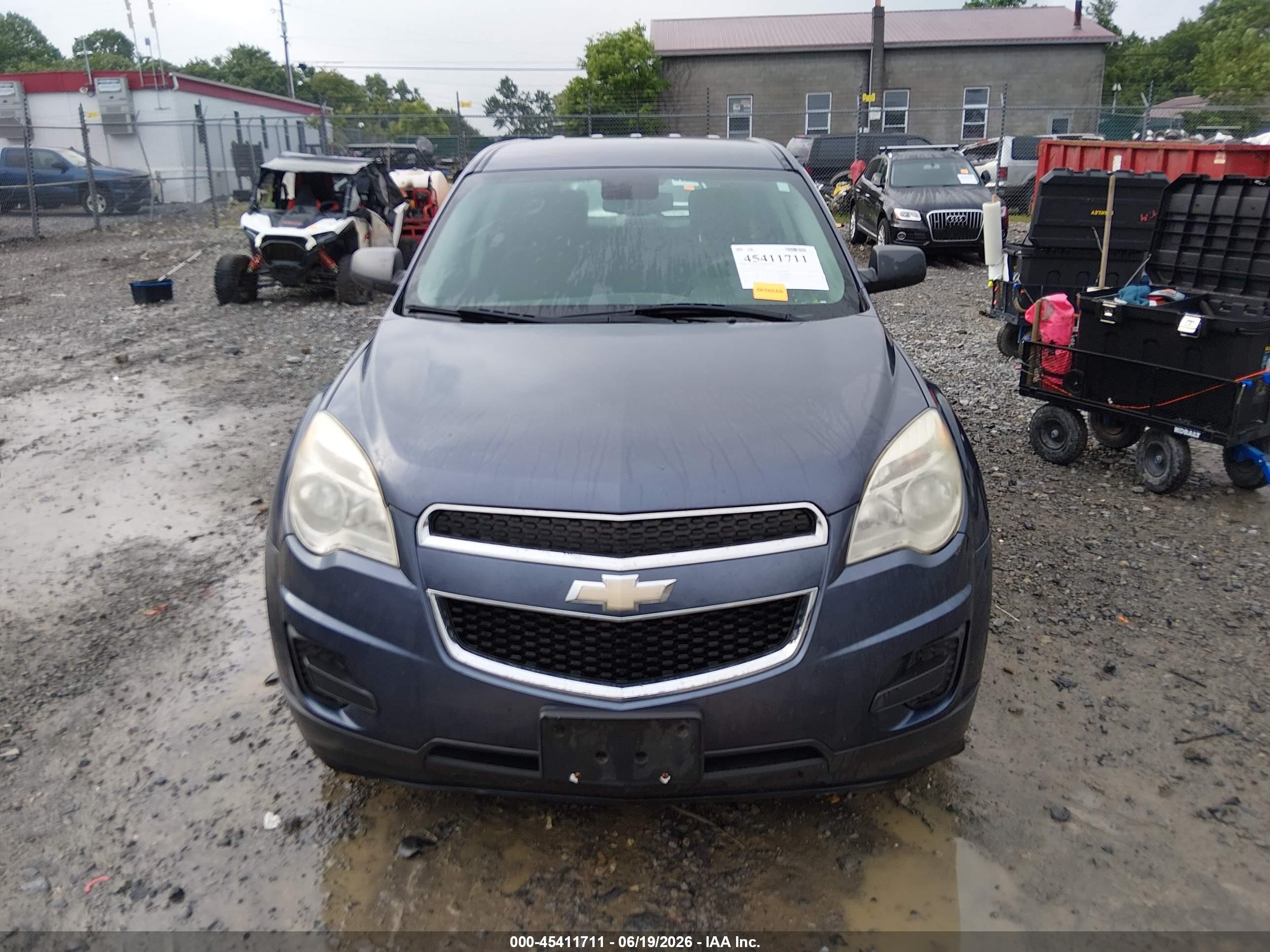 2013 Chevrolet Equinox Ls Blue vin: 2GNALBEK1D6419299