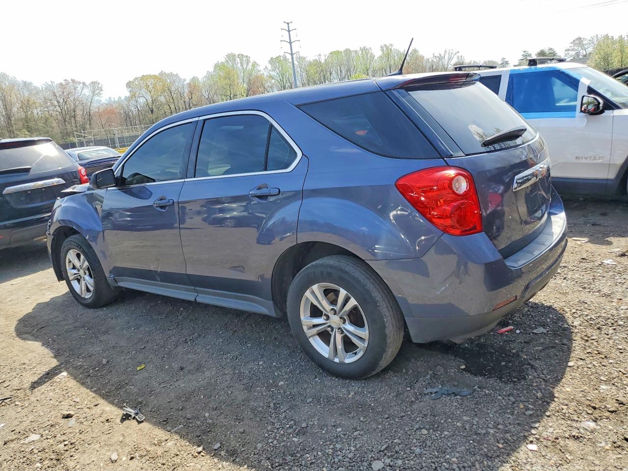 2013 Chevrolet Equinox Ls Синий vin: 2GNALBEK1D6424194