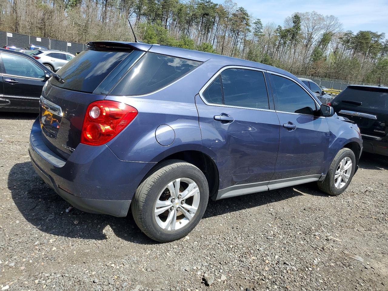 2013 Chevrolet Equinox Ls Синий vin: 2GNALBEK1D6424194