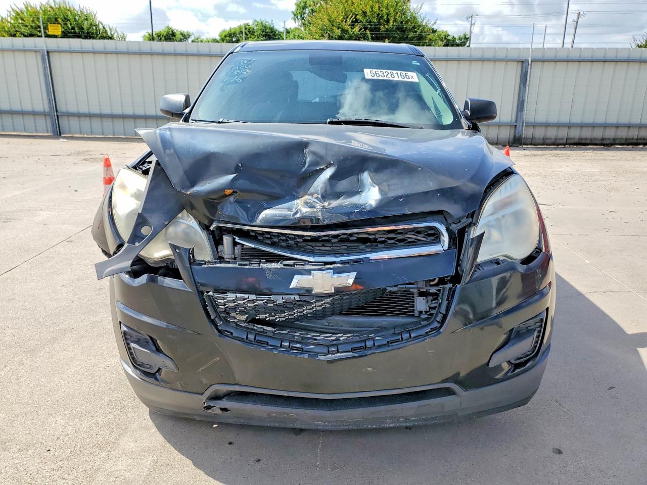 2013 Chevrolet Equinox Ls Black vin: 2GNALBEK1D6427466