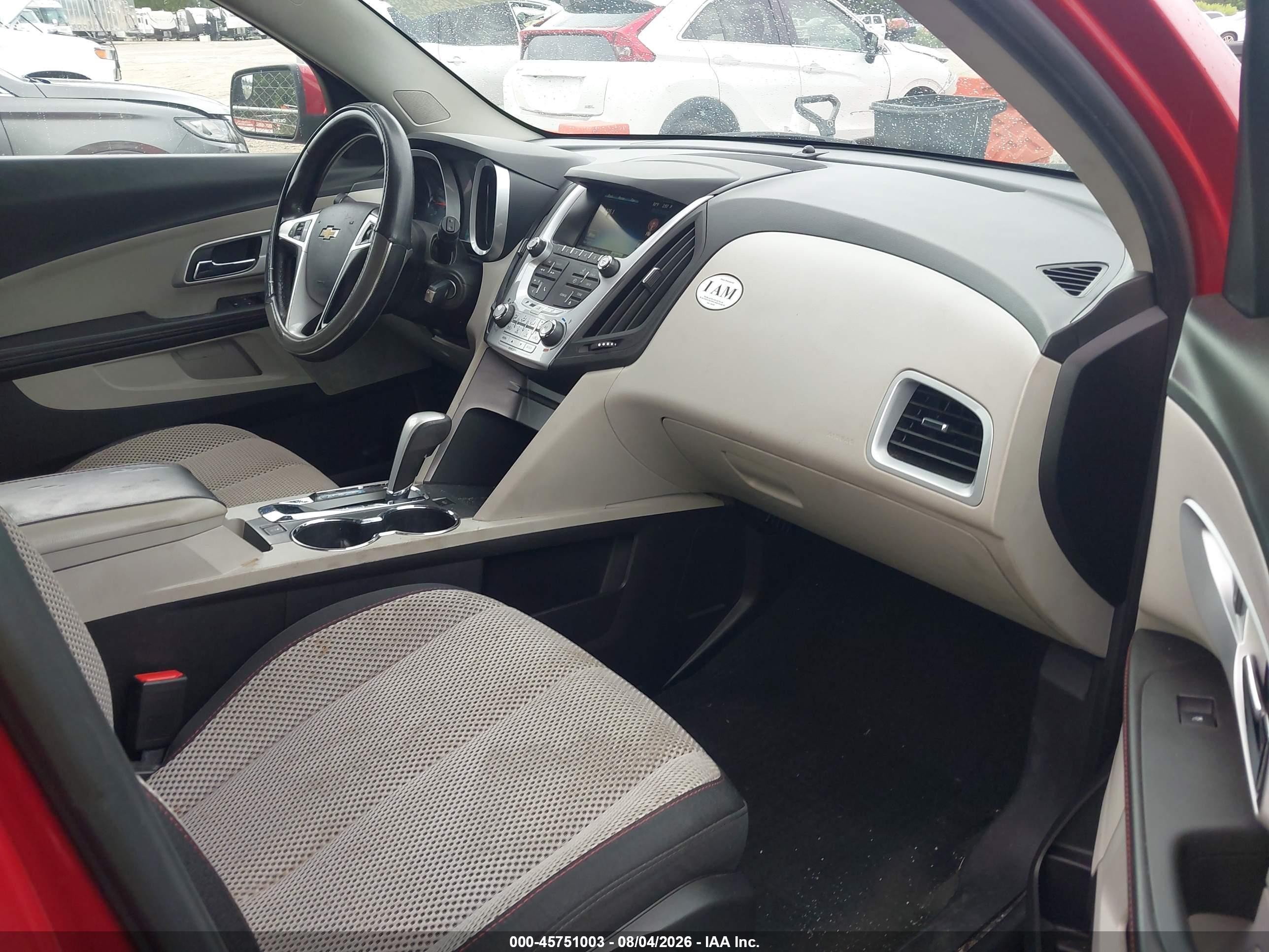 2014 Chevrolet Equinox Lt Red vin: 2GNALBEK1E6101023