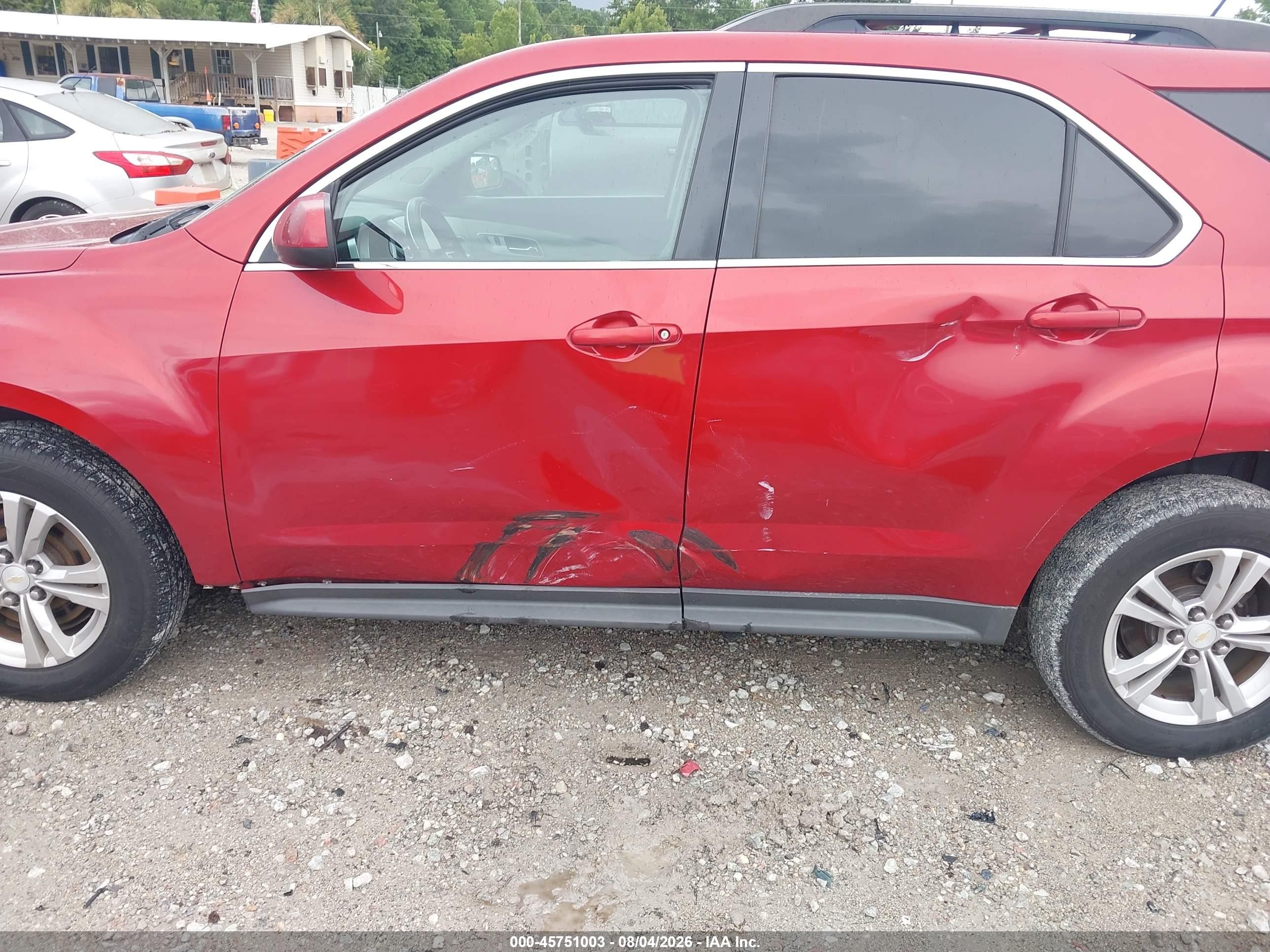 2014 Chevrolet Equinox Lt Red vin: 2GNALBEK1E6101023