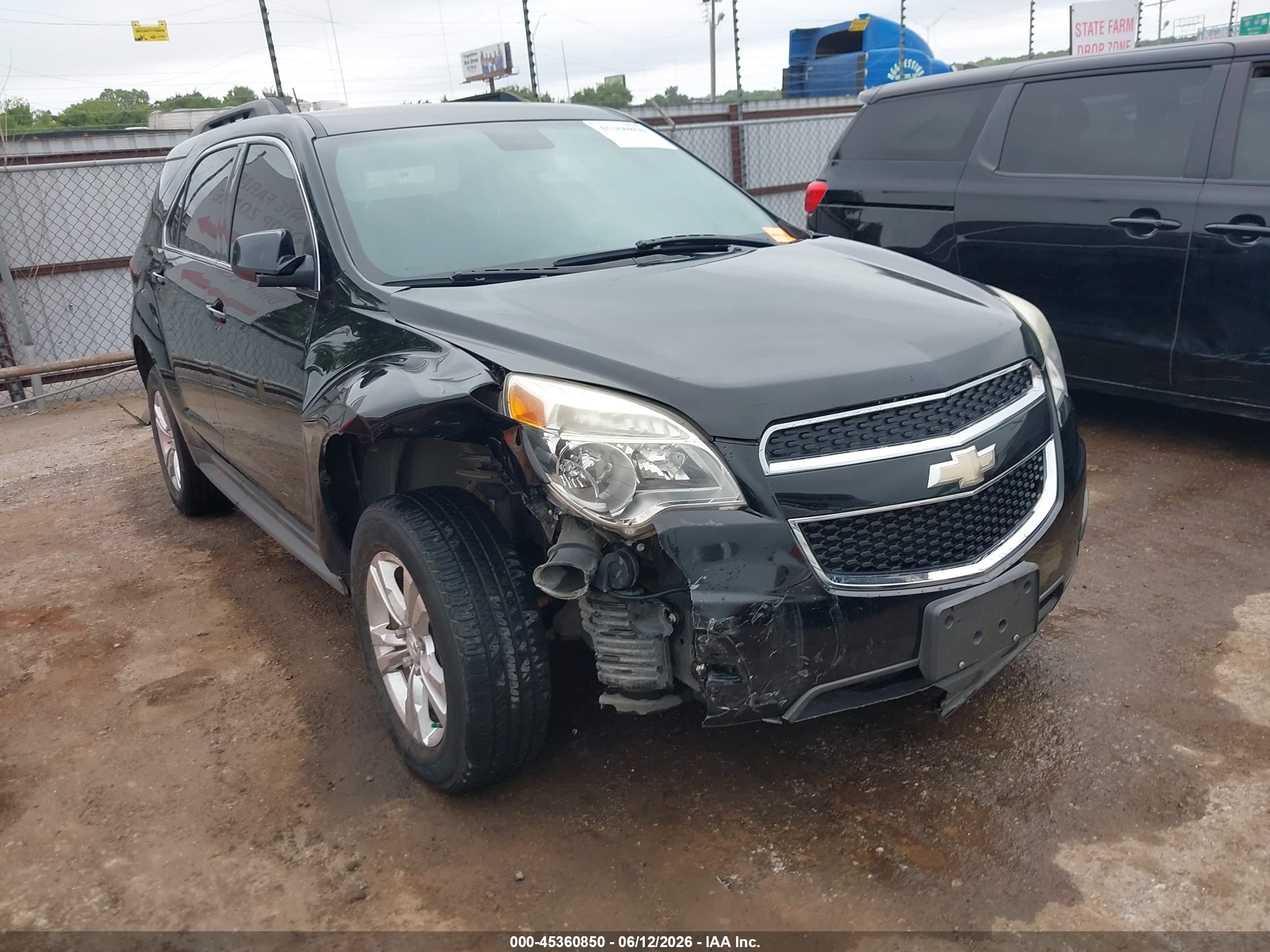 2014 Chevrolet Equinox 1lt Black vin: 2GNALBEK1E6128819