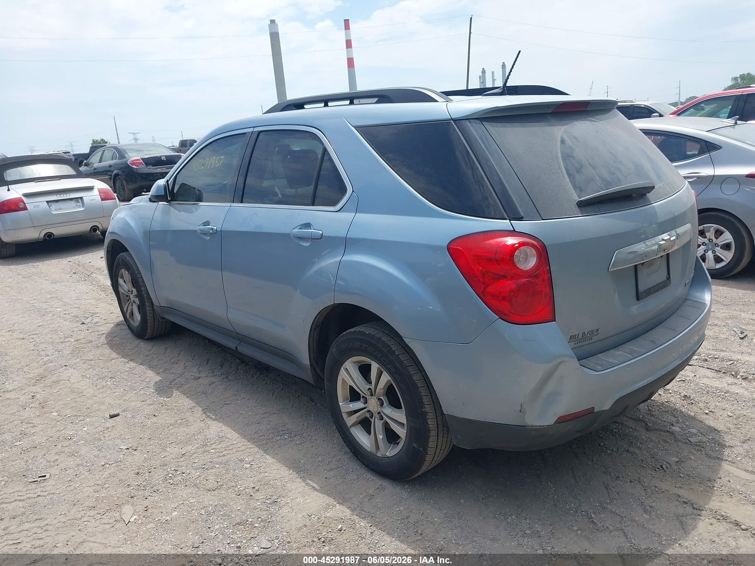 2014 Chevrolet Equinox 1lt Blue vin: 2GNALBEK1E6251116