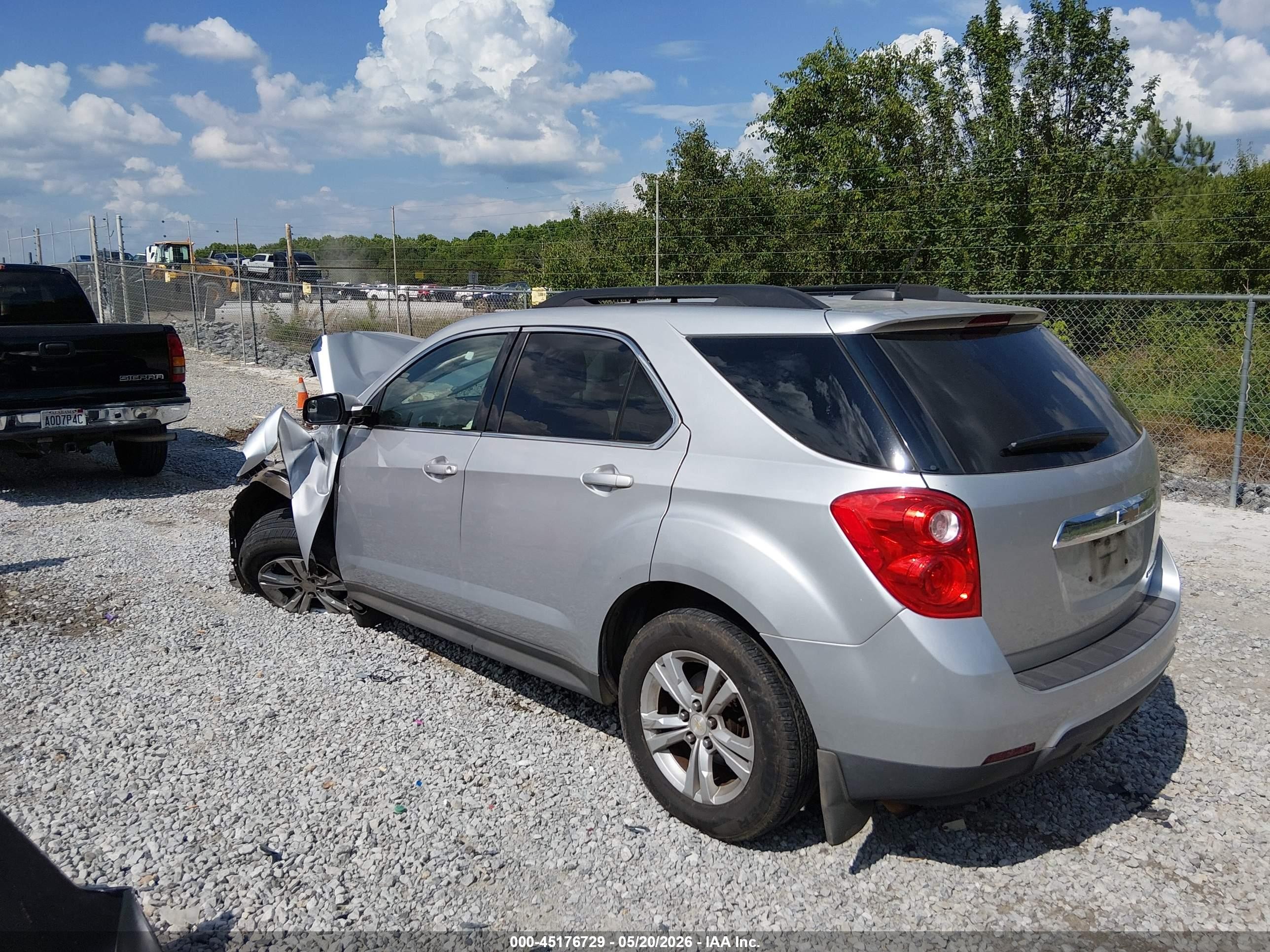 2015 Chevrolet Equinox 1lt Silver vin: 2GNALBEK1F1114546