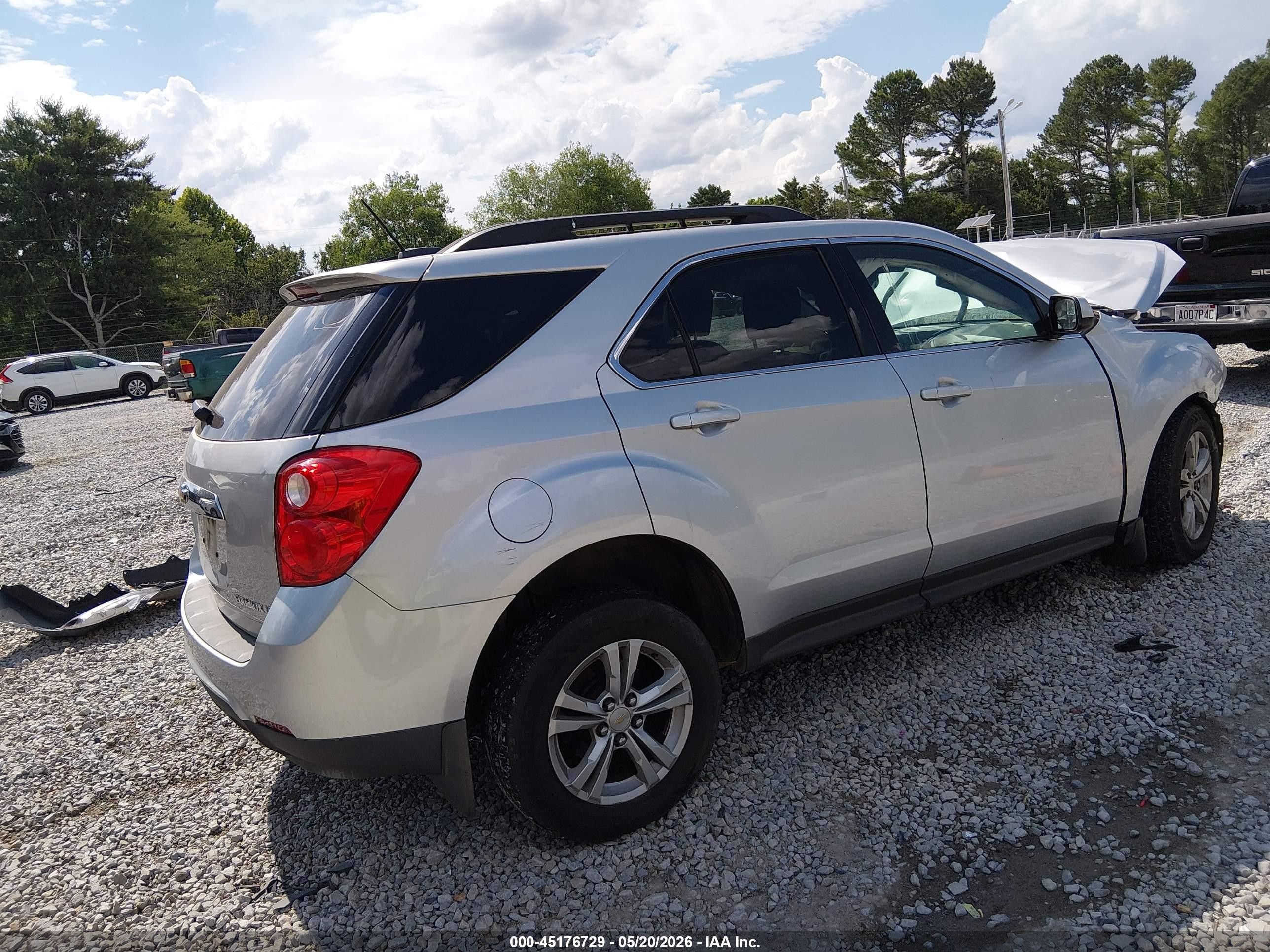 2015 Chevrolet Equinox 1lt Silver vin: 2GNALBEK1F1114546