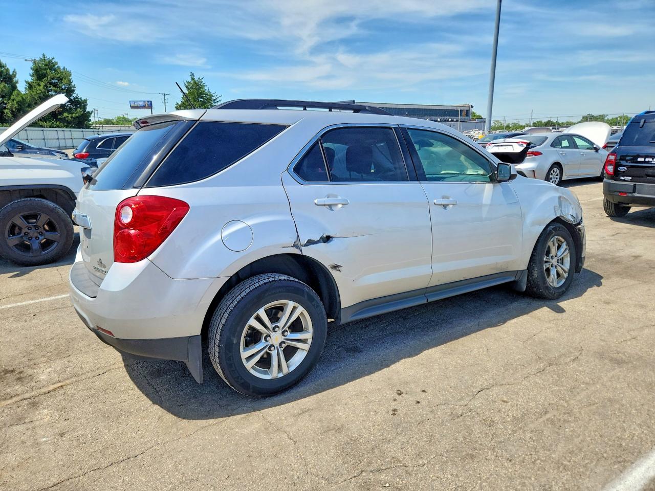 2015 Chevrolet Equinox Lt Silver vin: 2GNALBEK1F1150267