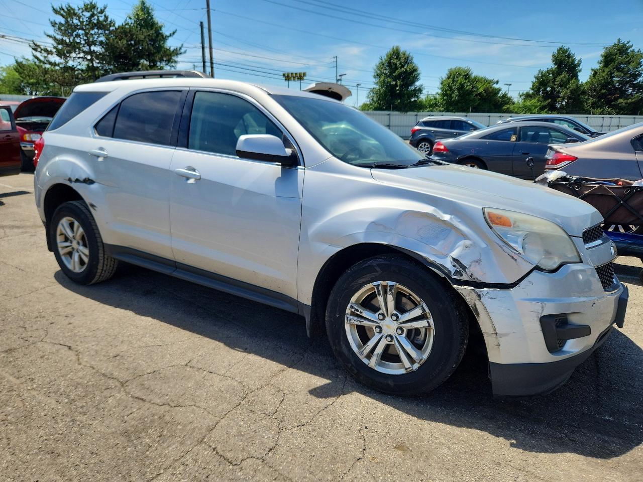 2015 Chevrolet Equinox Lt Silver vin: 2GNALBEK1F1150267