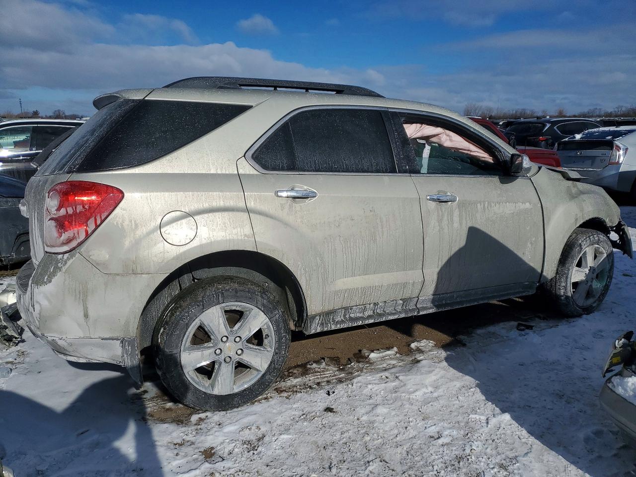2015 Chevrolet Equinox Lt Beige vin: 2GNALBEK1F1161902