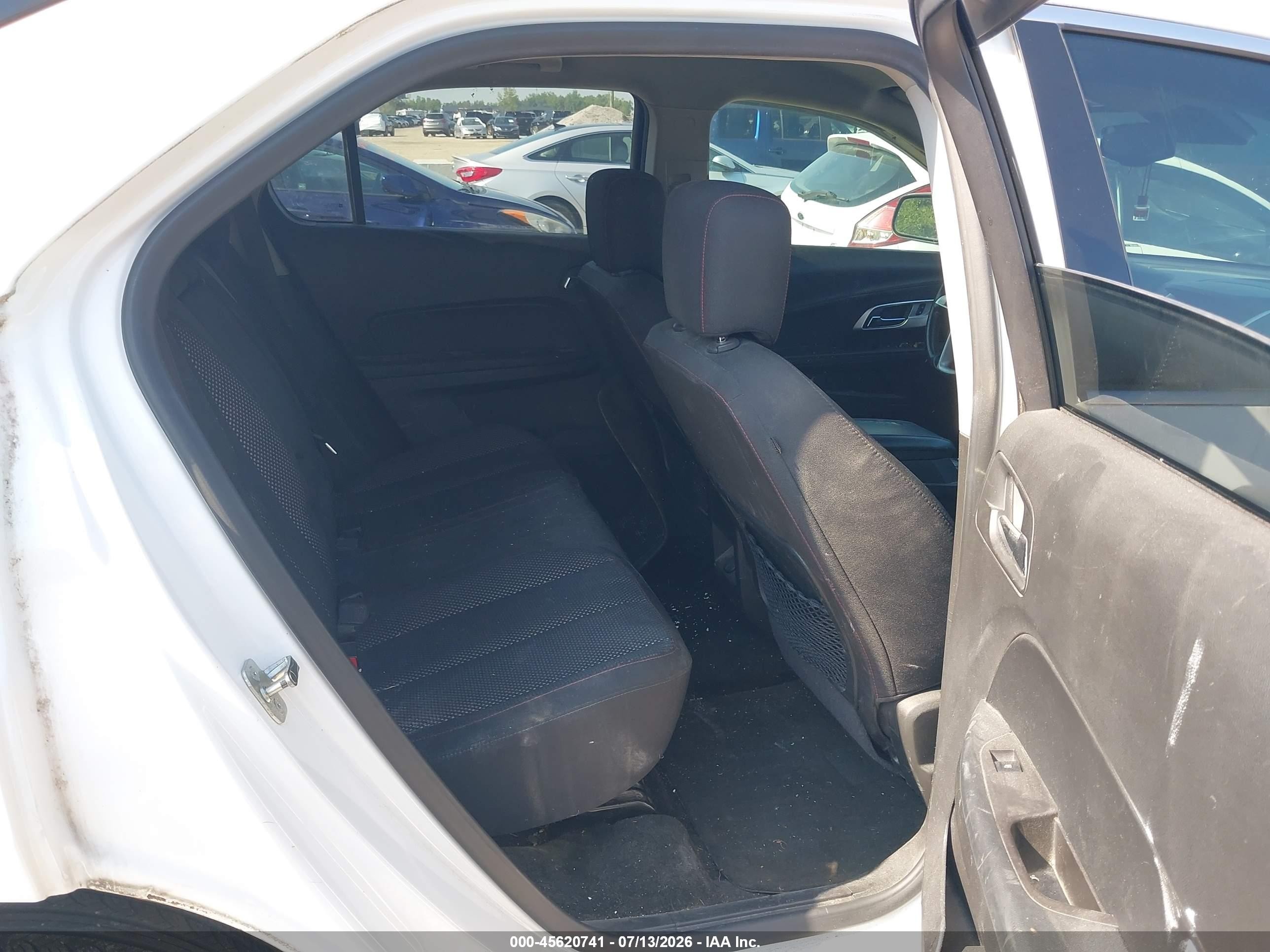 2015 Chevrolet Equinox Lt White vin: 2GNALBEK1F6217825