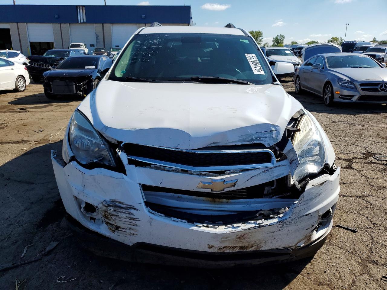 2015 Chevrolet Equinox Lt White vin: 2GNALBEK1F6279404