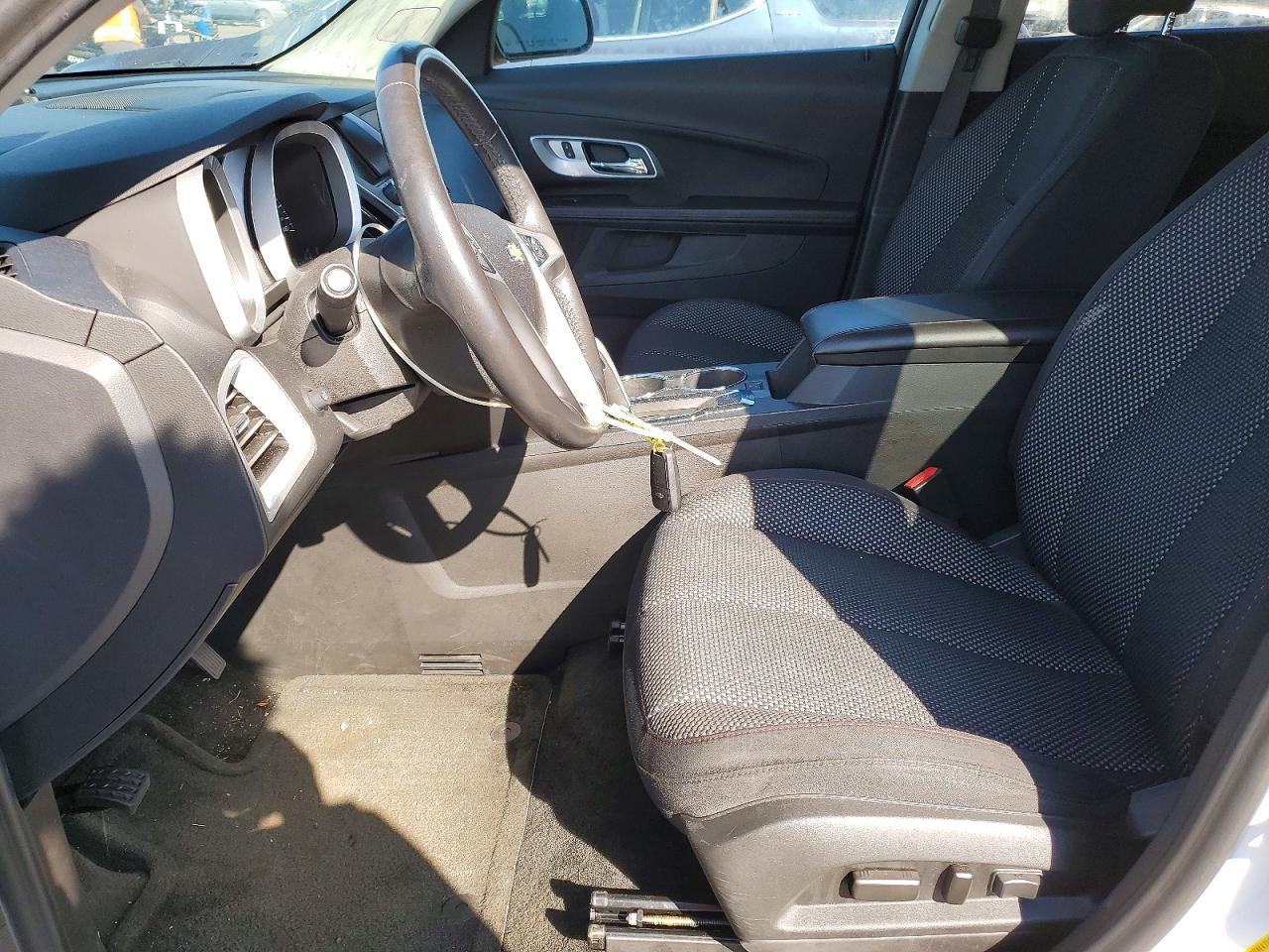 2015 Chevrolet Equinox Lt White vin: 2GNALBEK1F6279404