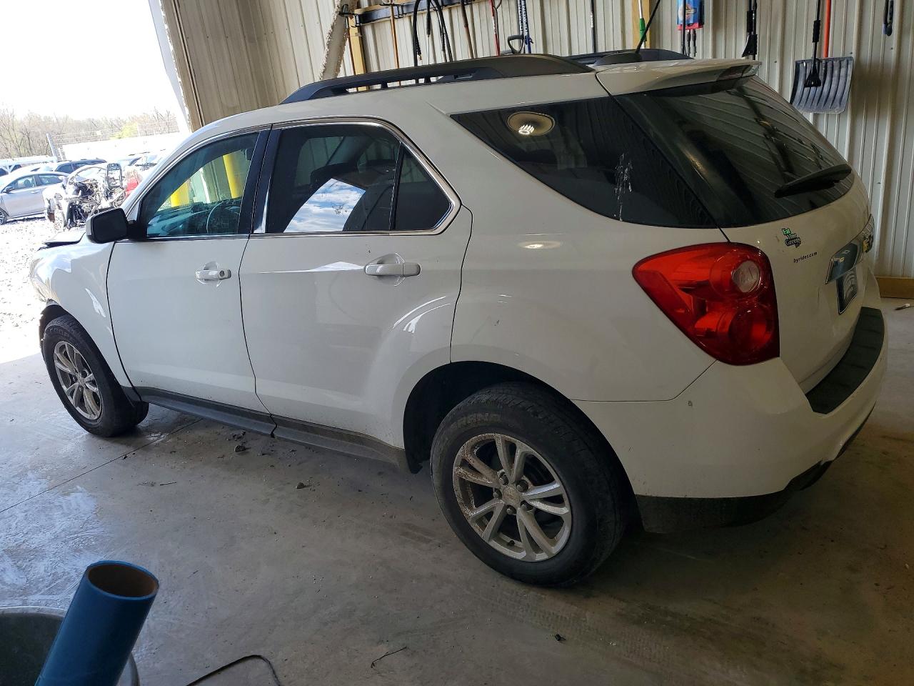2015 Chevrolet Equinox Lt White vin: 2GNALBEK1F6340797