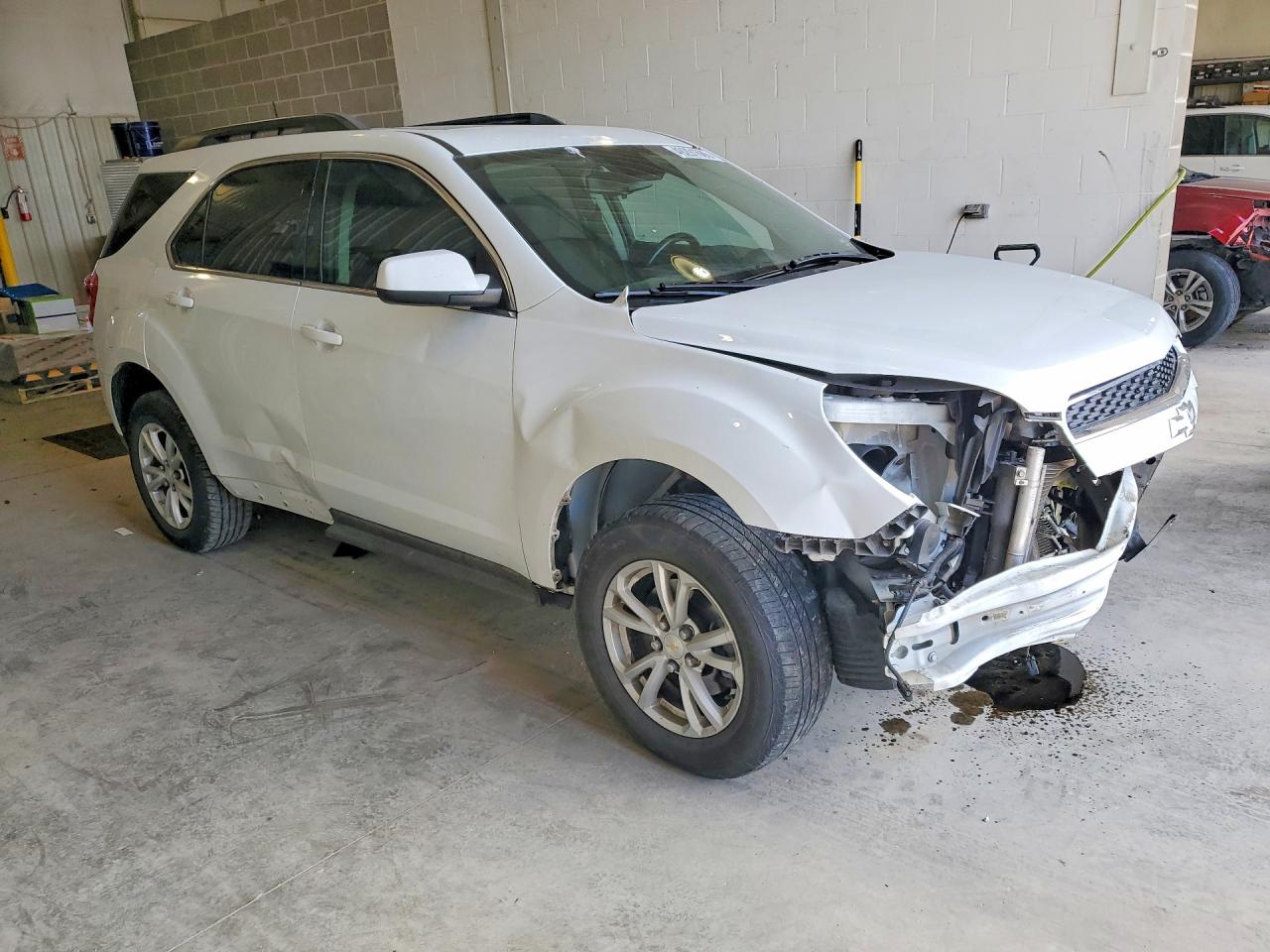 2015 Chevrolet Equinox Lt White vin: 2GNALBEK1F6340797