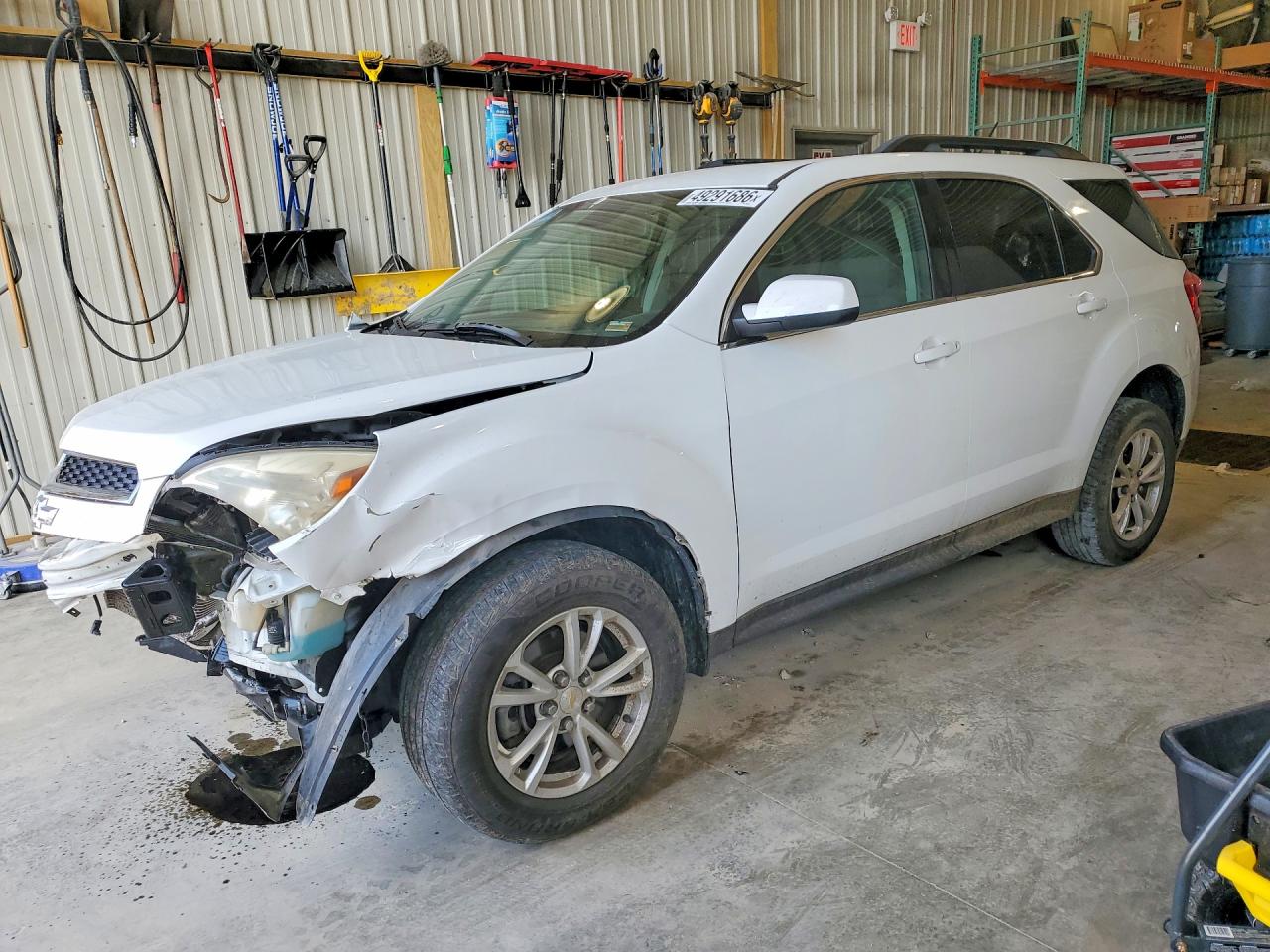 2015 Chevrolet Equinox Lt Белый vin: 2GNALBEK1F6340797
