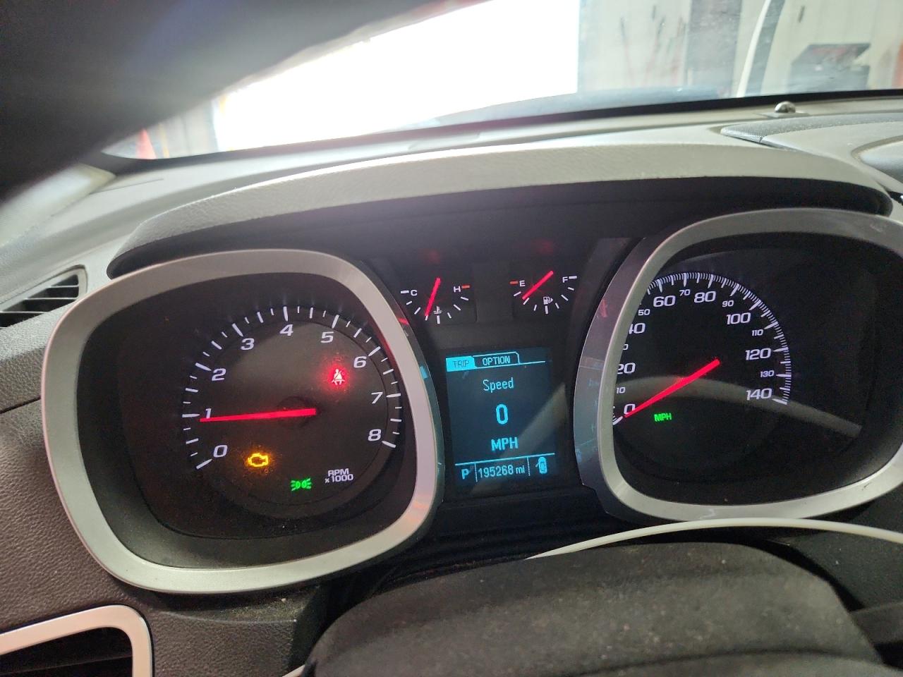 2015 Chevrolet Equinox Lt Silver vin: 2GNALBEK1F6422500 Damage: Warning Light - Engine, On, Unacceptable