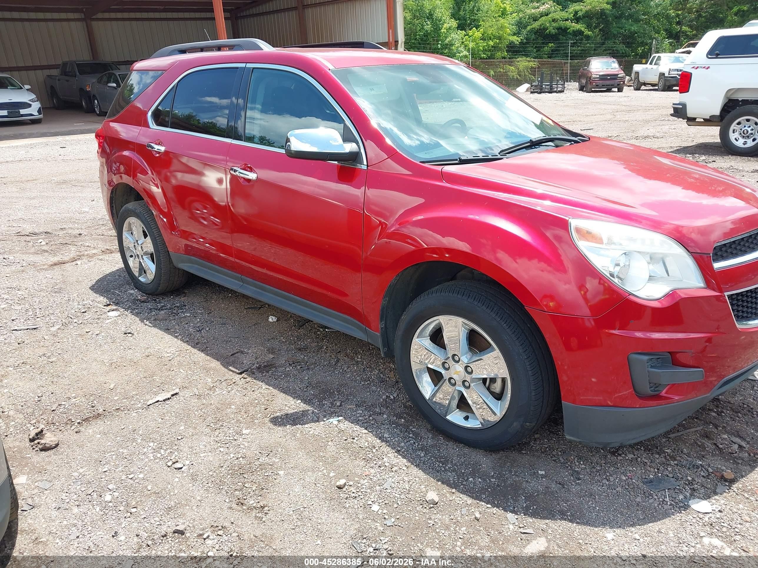 2015 Chevrolet Equinox 1lt Red vin: 2GNALBEK1F6426840