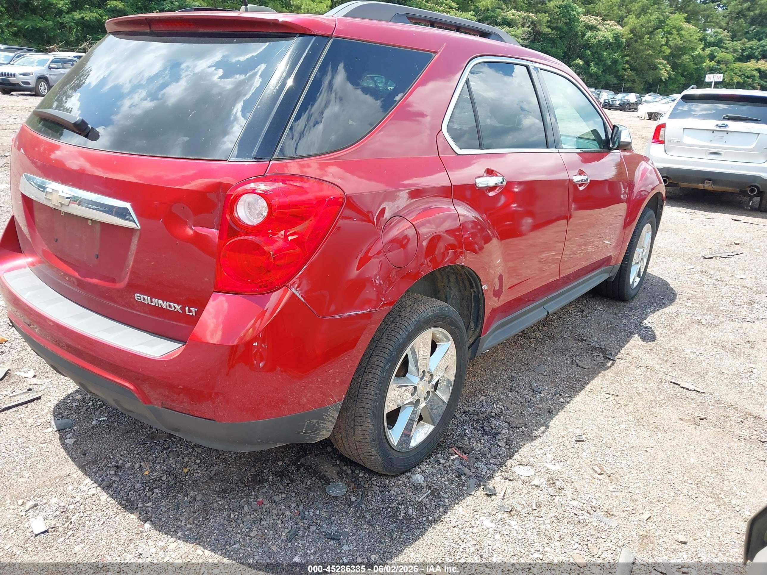 2015 Chevrolet Equinox 1lt Red vin: 2GNALBEK1F6426840