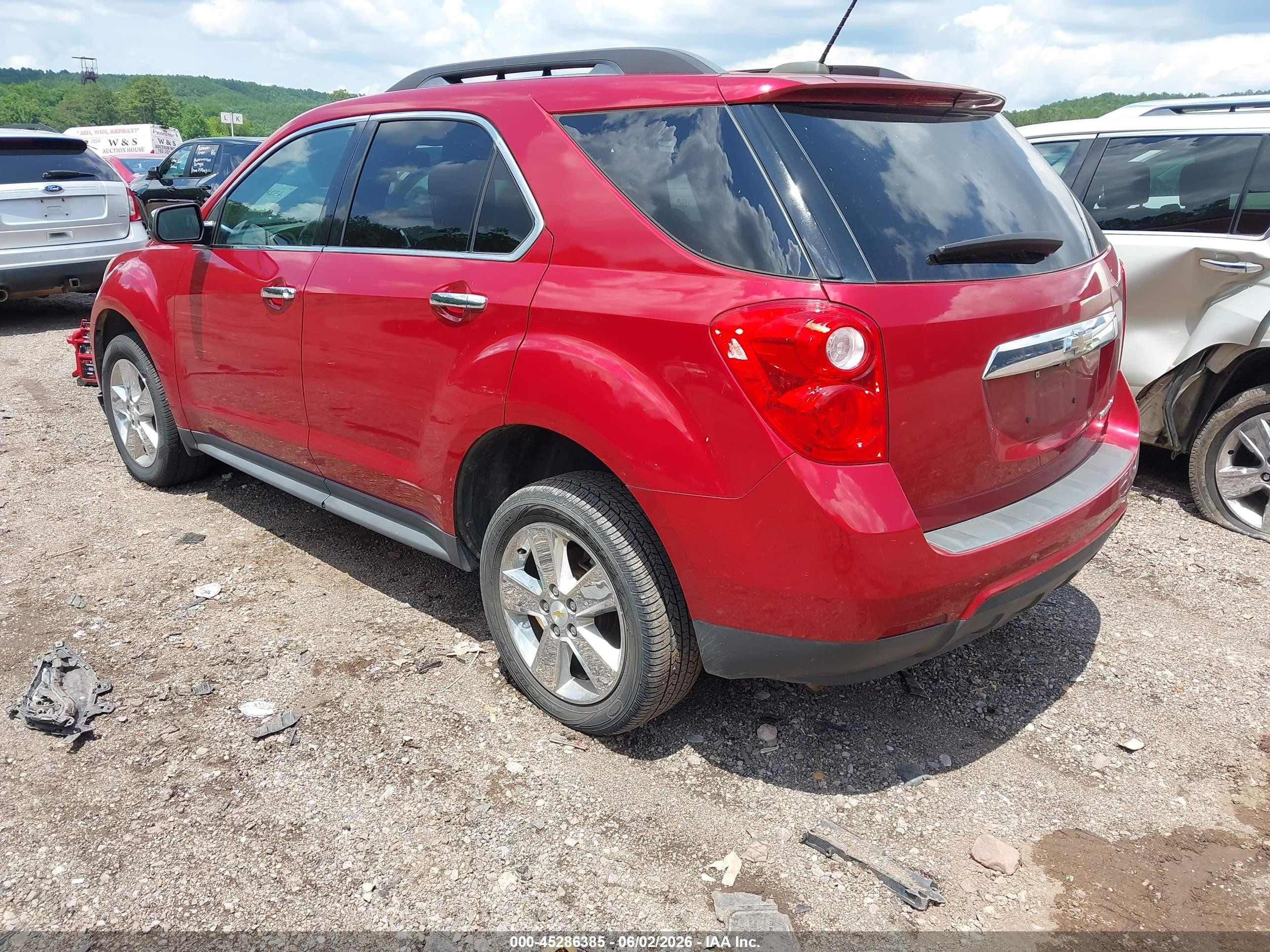 2015 Chevrolet Equinox 1lt Red vin: 2GNALBEK1F6426840