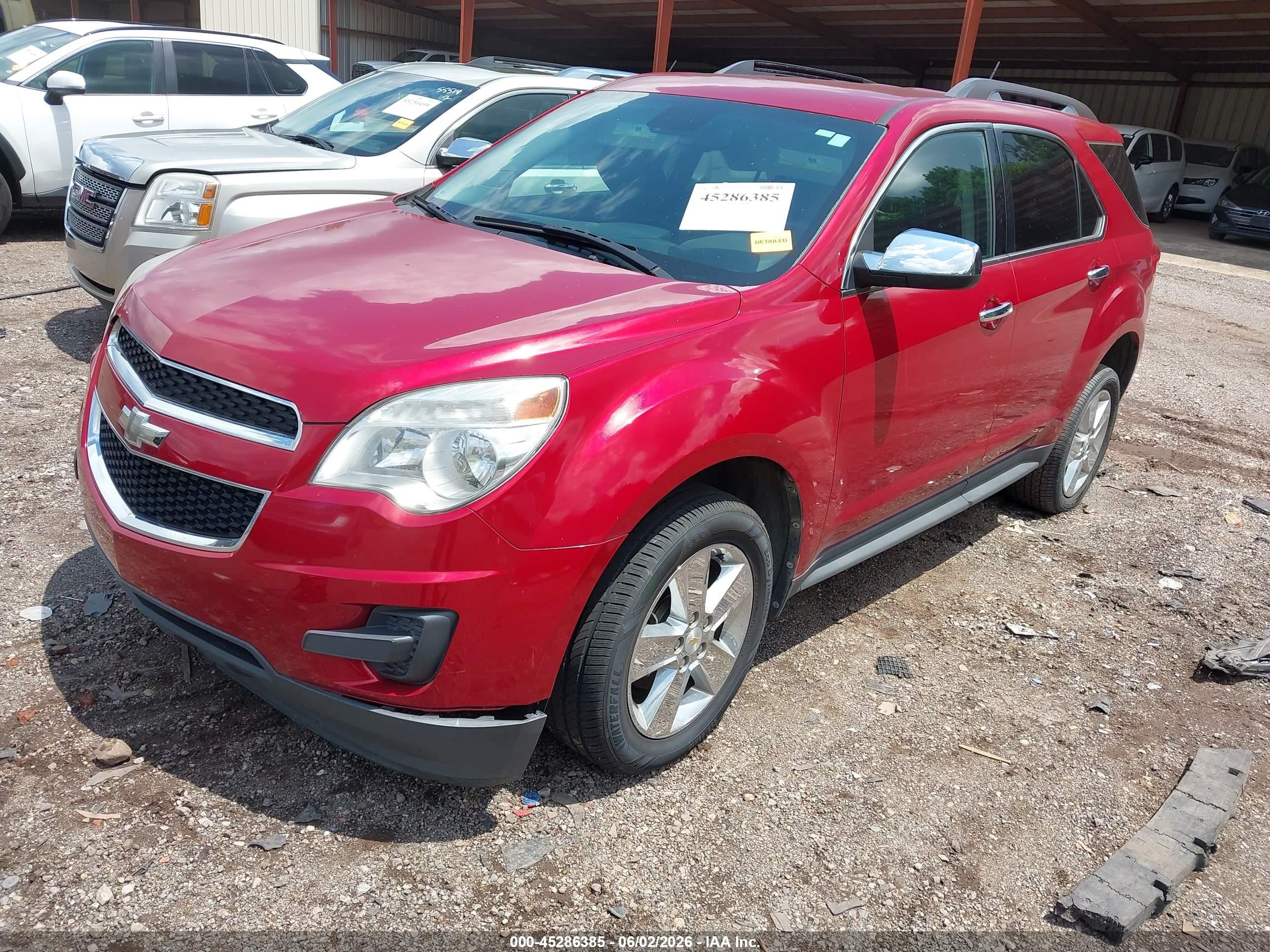 2015 Chevrolet Equinox 1lt Red vin: 2GNALBEK1F6426840