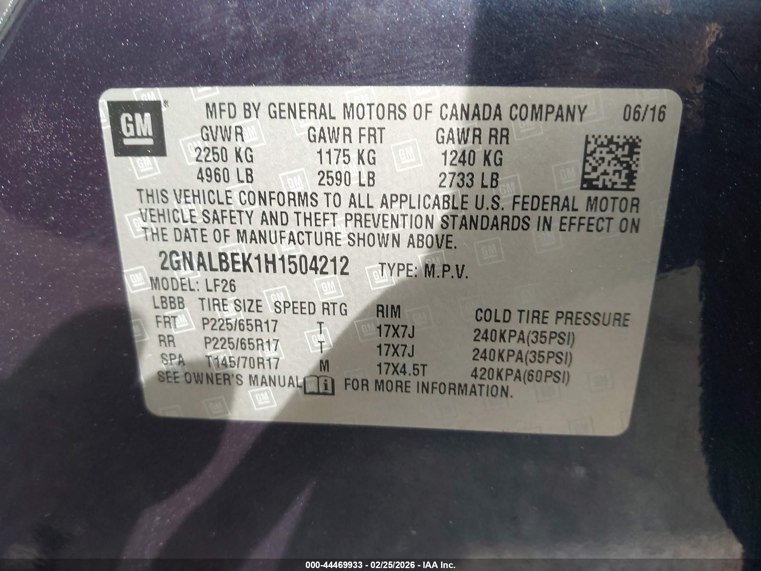2017 Chevrolet Equinox Ls Blue vin: 2GNALBEK1H1504212