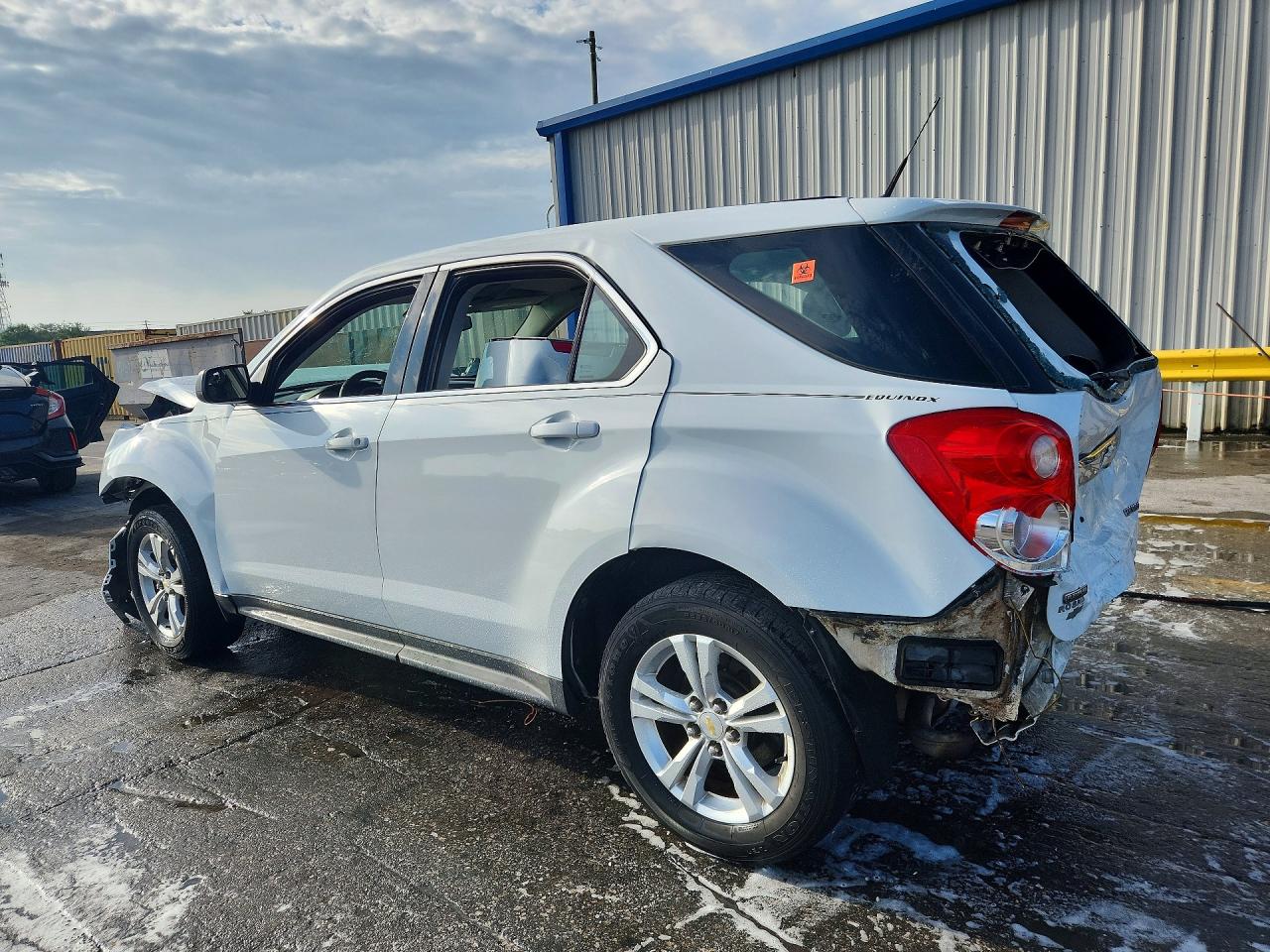 2012 Chevrolet Equinox Ls White vin: 2GNALBEK2C1109240