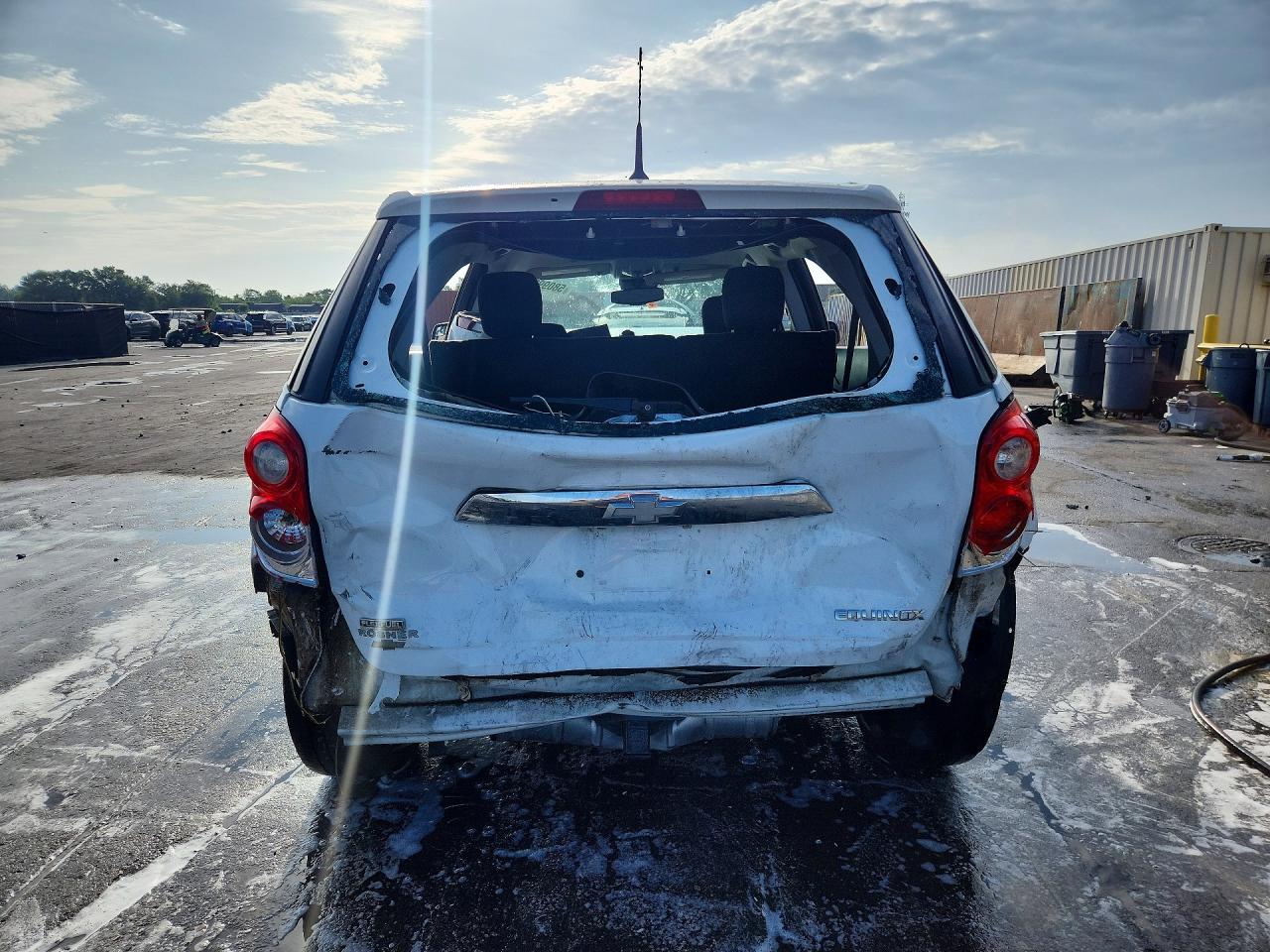 2012 Chevrolet Equinox Ls White vin: 2GNALBEK2C1109240
