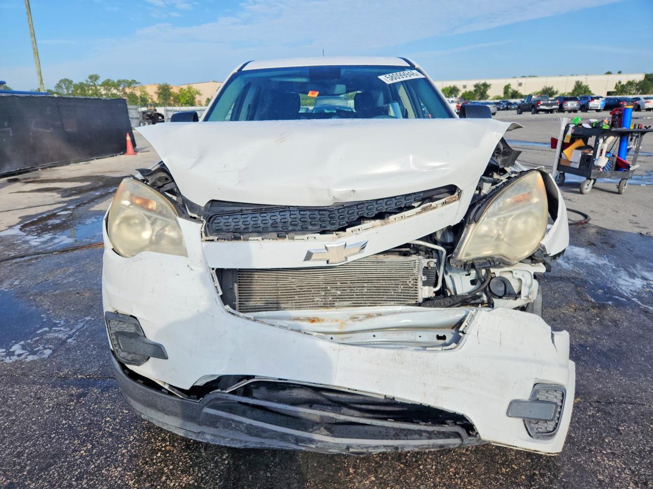 2012 Chevrolet Equinox Ls White vin: 2GNALBEK2C1109240