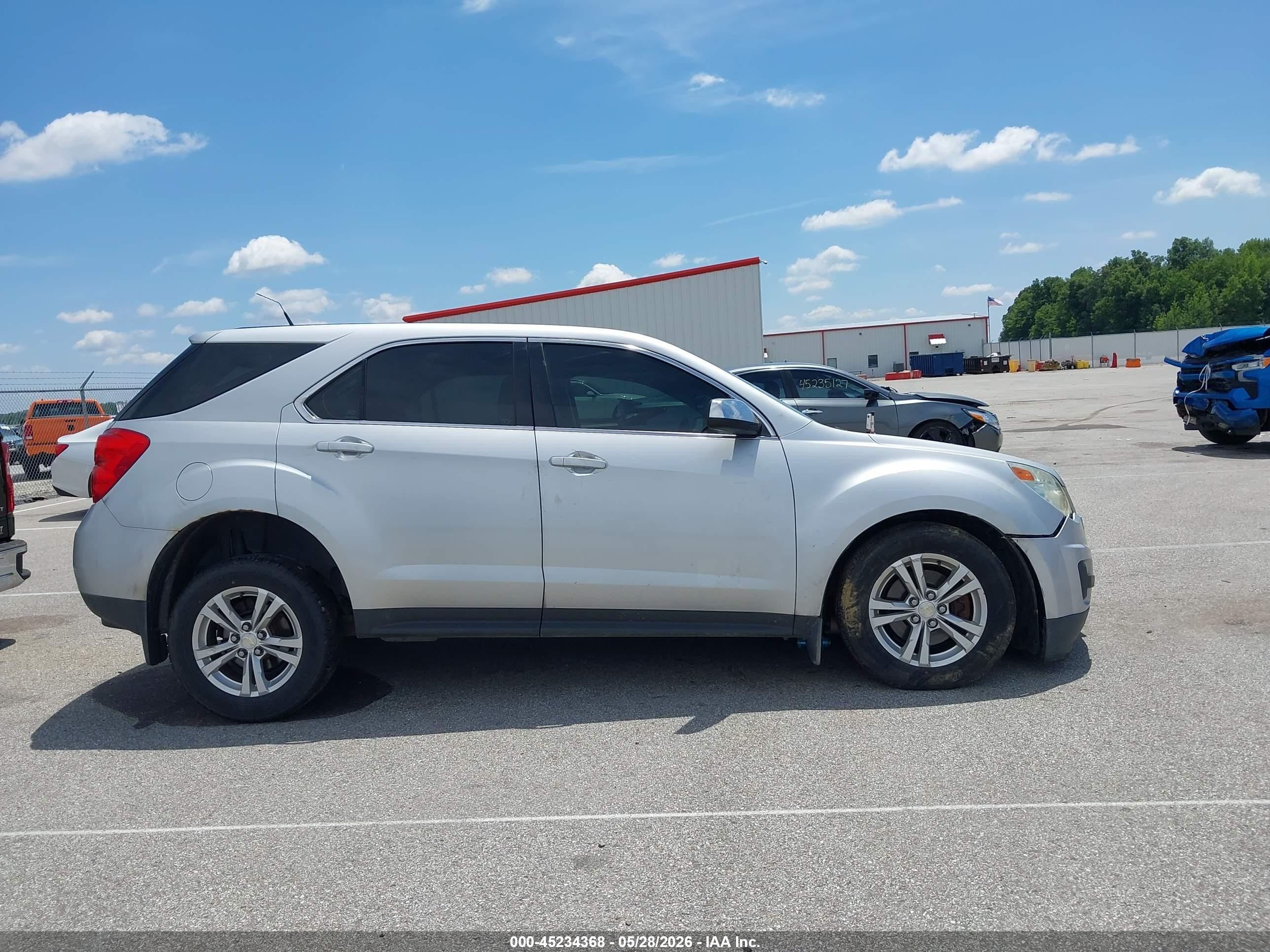 2012 Chevrolet Equinox Ls Silver vin: 2GNALBEK2C6326712